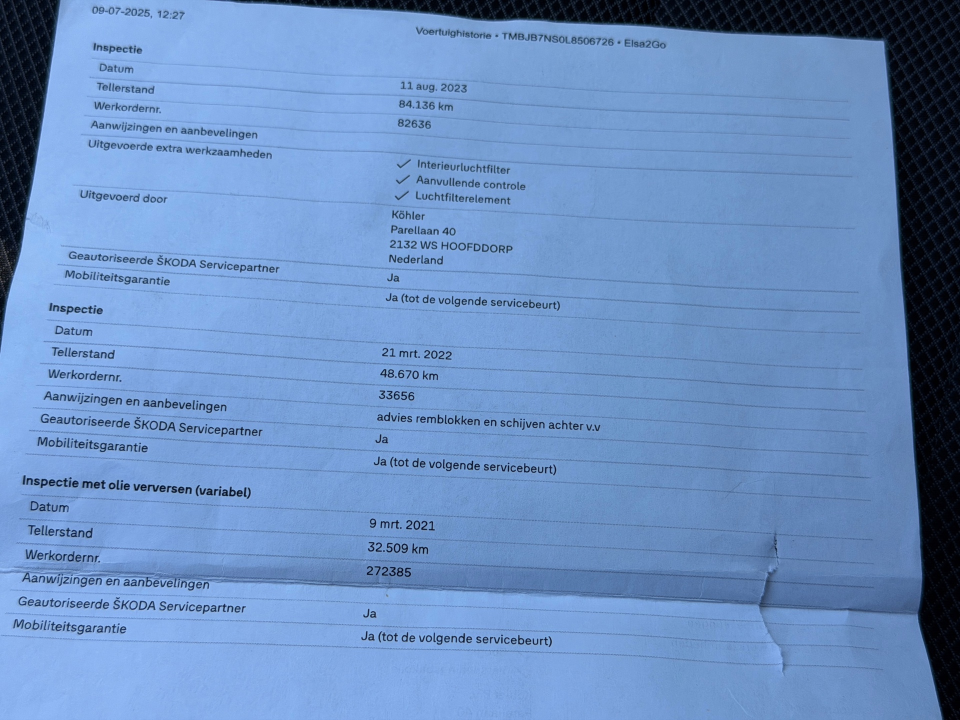 Foto van Skoda Kodiaq