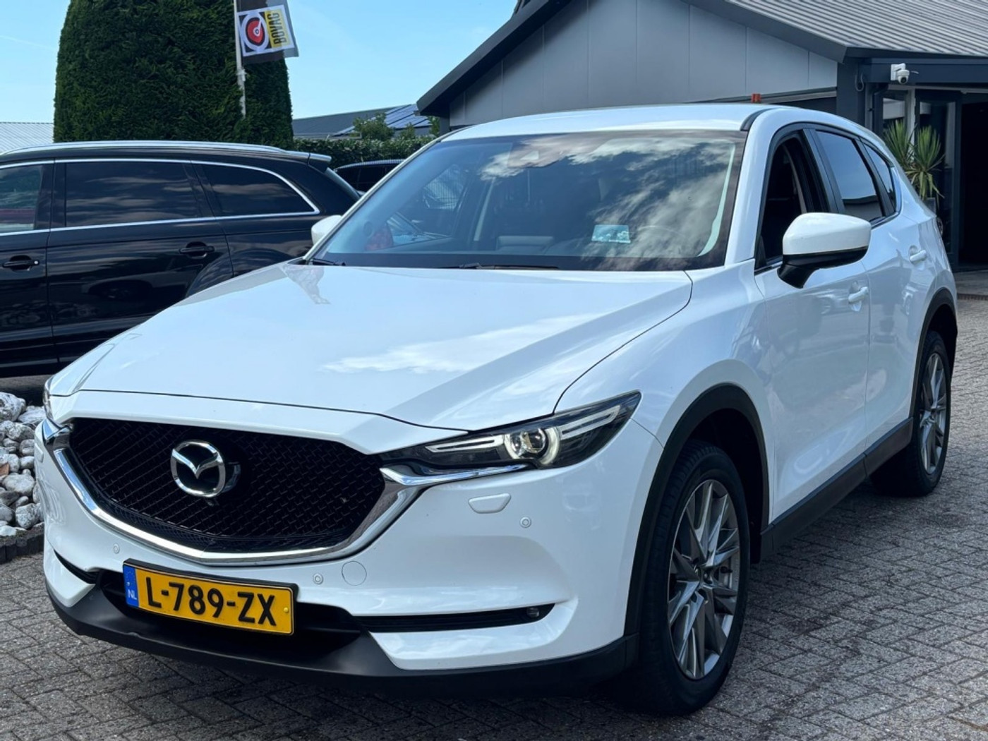 Mazda Mazda Cx-5 2.5 194 GT-M 2019 Wit Automaat Trekhaak 2000KG CX5 2019 - voorkant