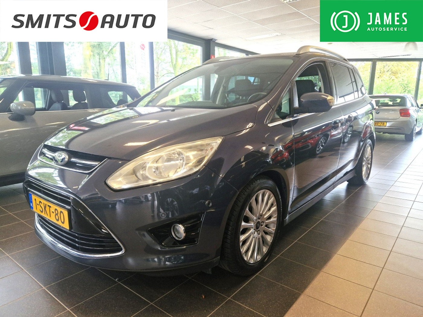 Ford Grand C-max 1.0 Titanium | Keurige staat | Nieuwe Distributie | Trekhaak 2013 - voorkant