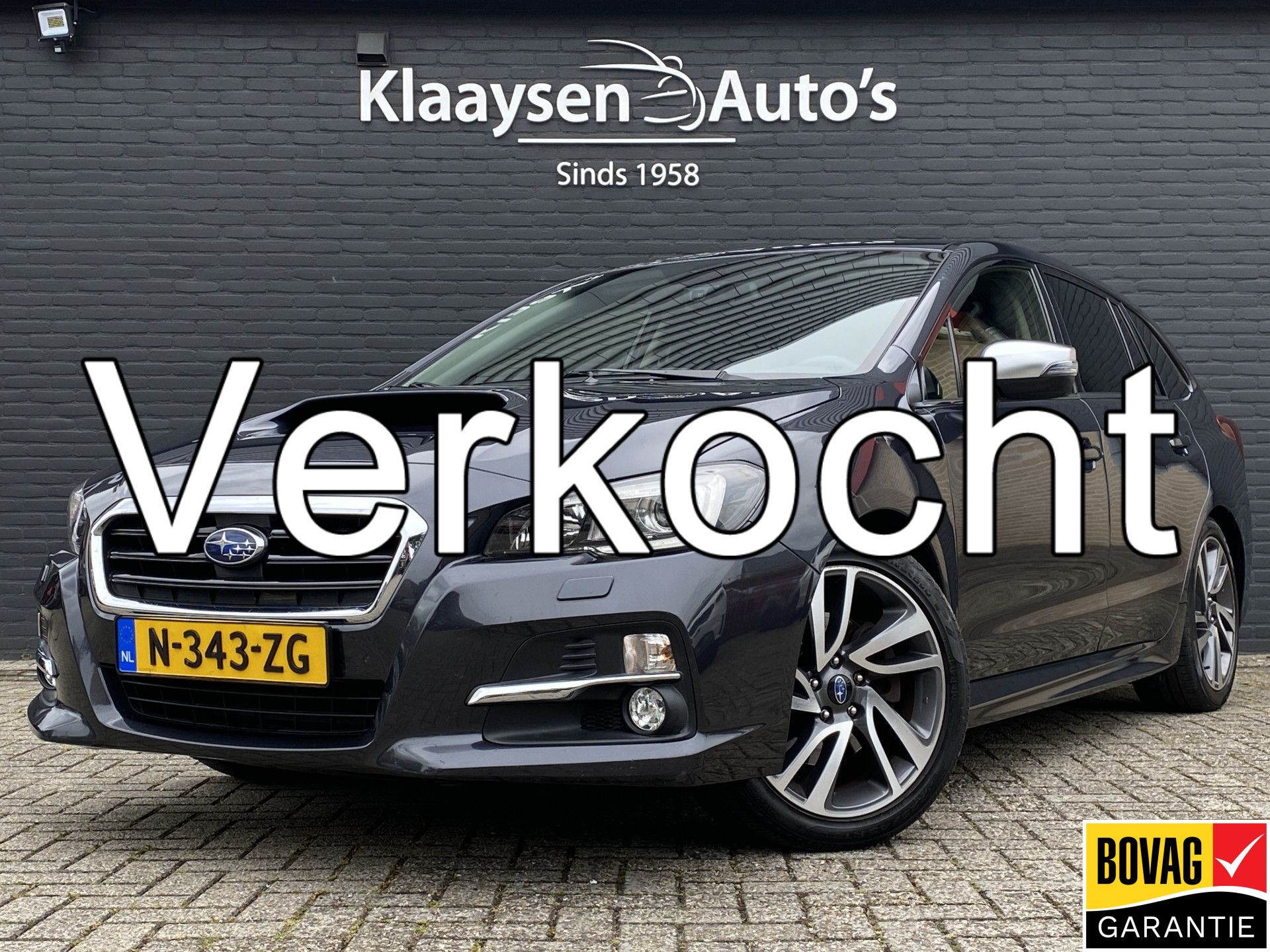 Subaru Levorg 1.6 GT-S 170 pk AWD Premium AUT. | dealer onderh. | leder interieur | camera | trekhaak | open dak 2015 - voorkant