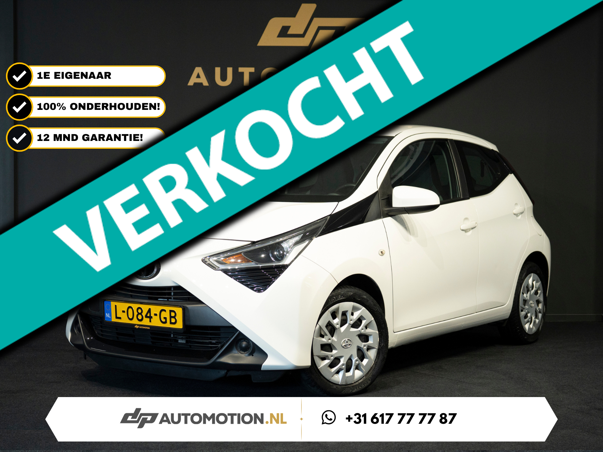 Toyota Toyota Aygo 1.0 VVT-i x-play Automaat/Cam/Carplay/1eEig/Airco 2021 - voorkant