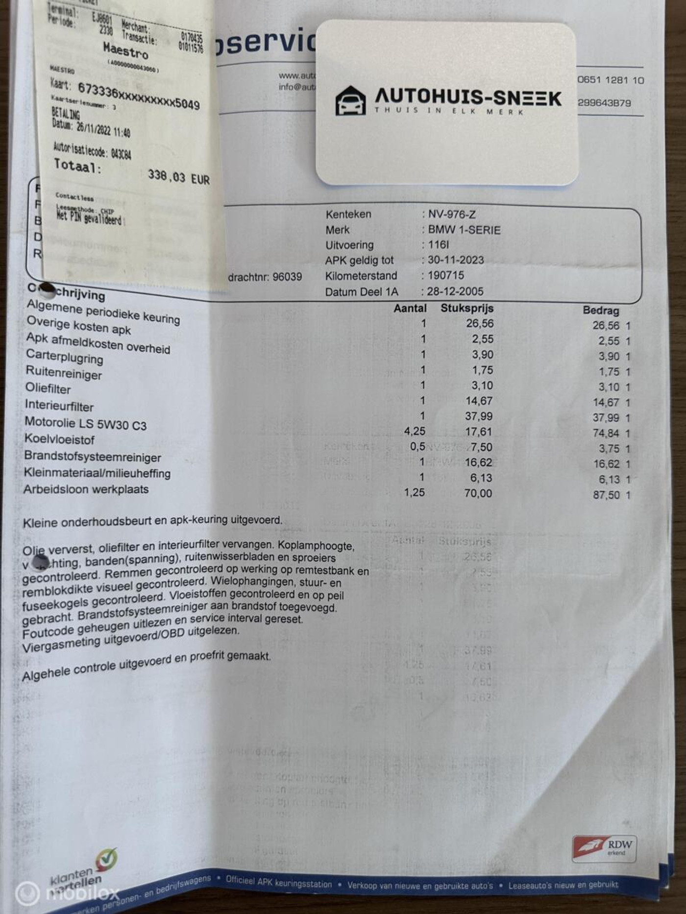 Foto van BMW 116i