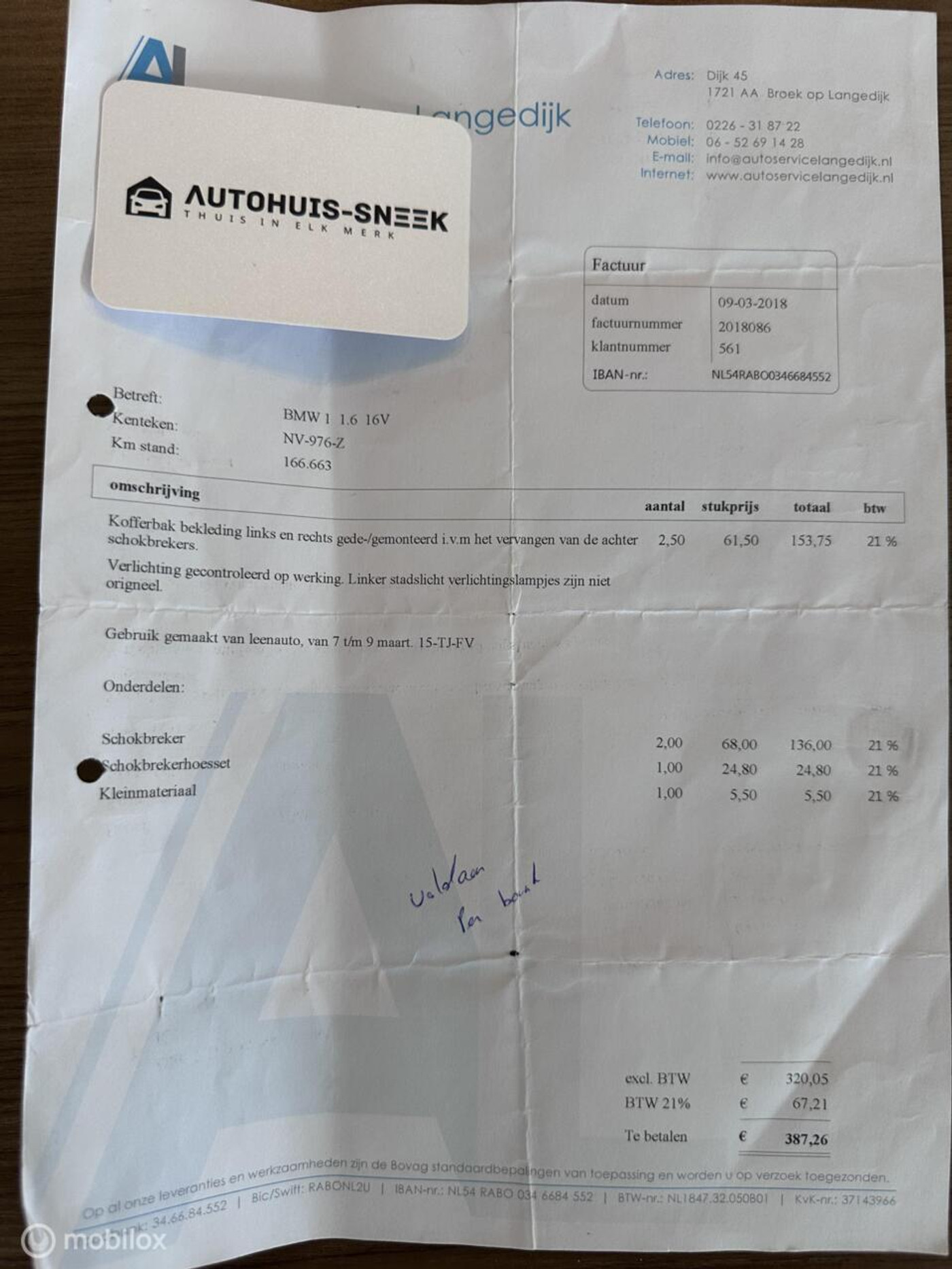 Foto van BMW 116i