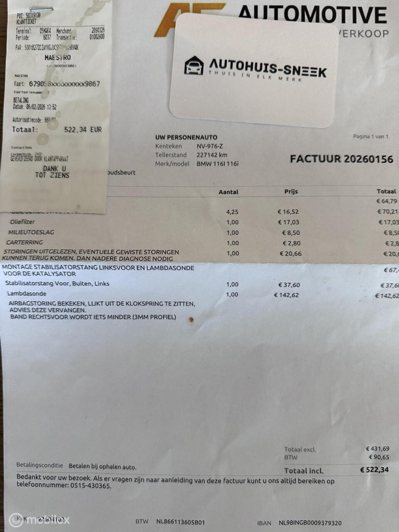 Foto van BMW 116i