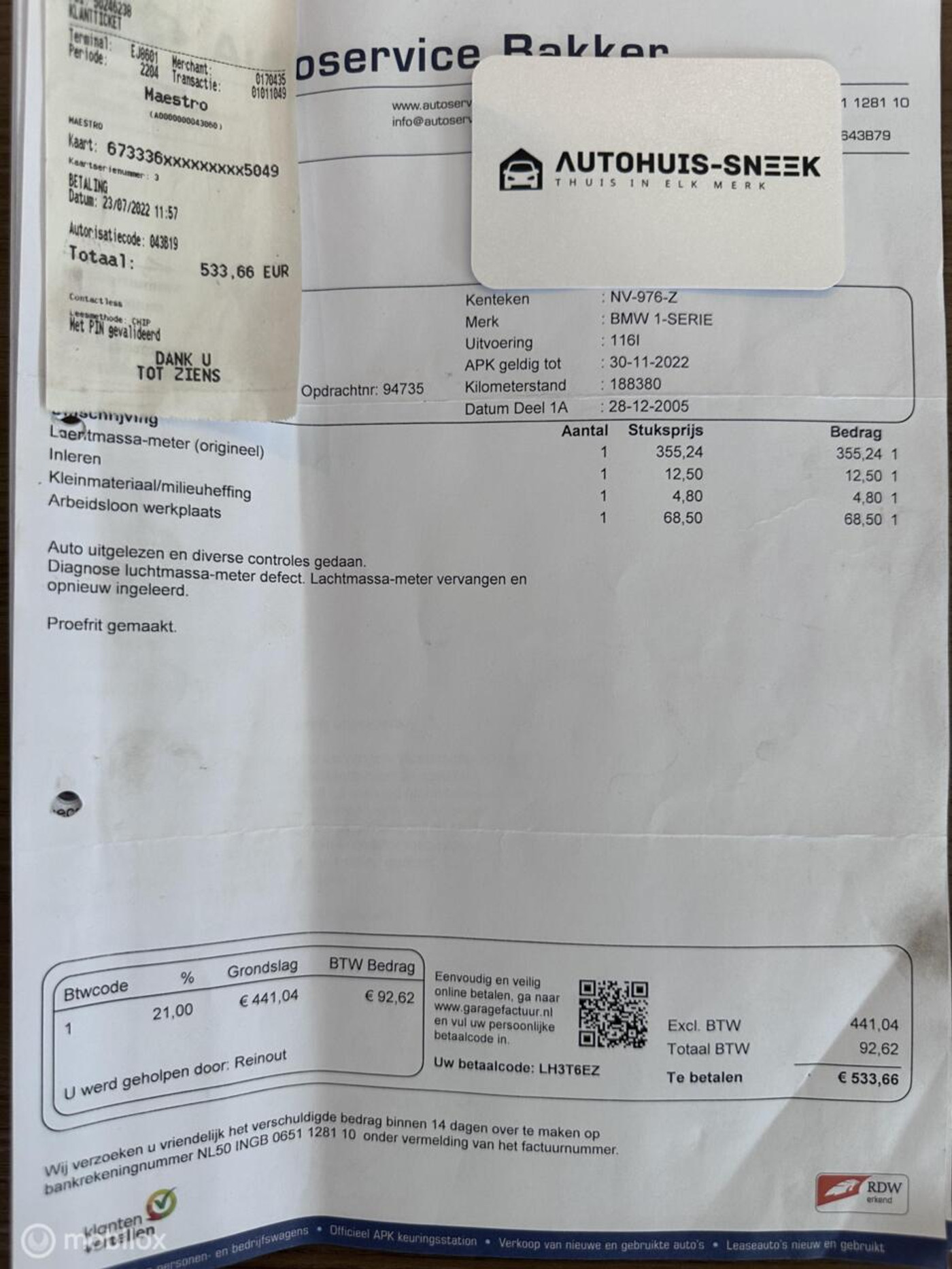 Foto van BMW 116i