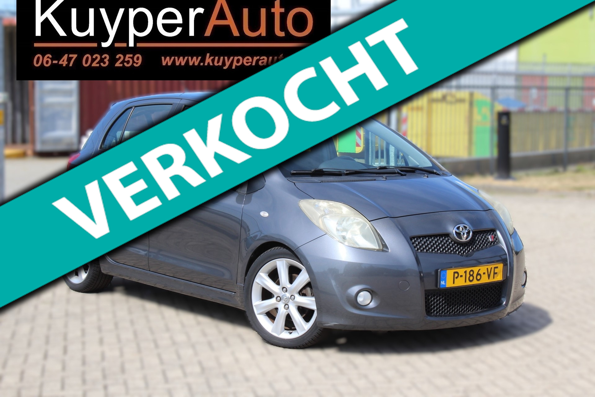 Toyota Toyota Yaris 1.8 VVTi TS sportief  5 drs ,,airco ,,,lm 2008 - voorkant