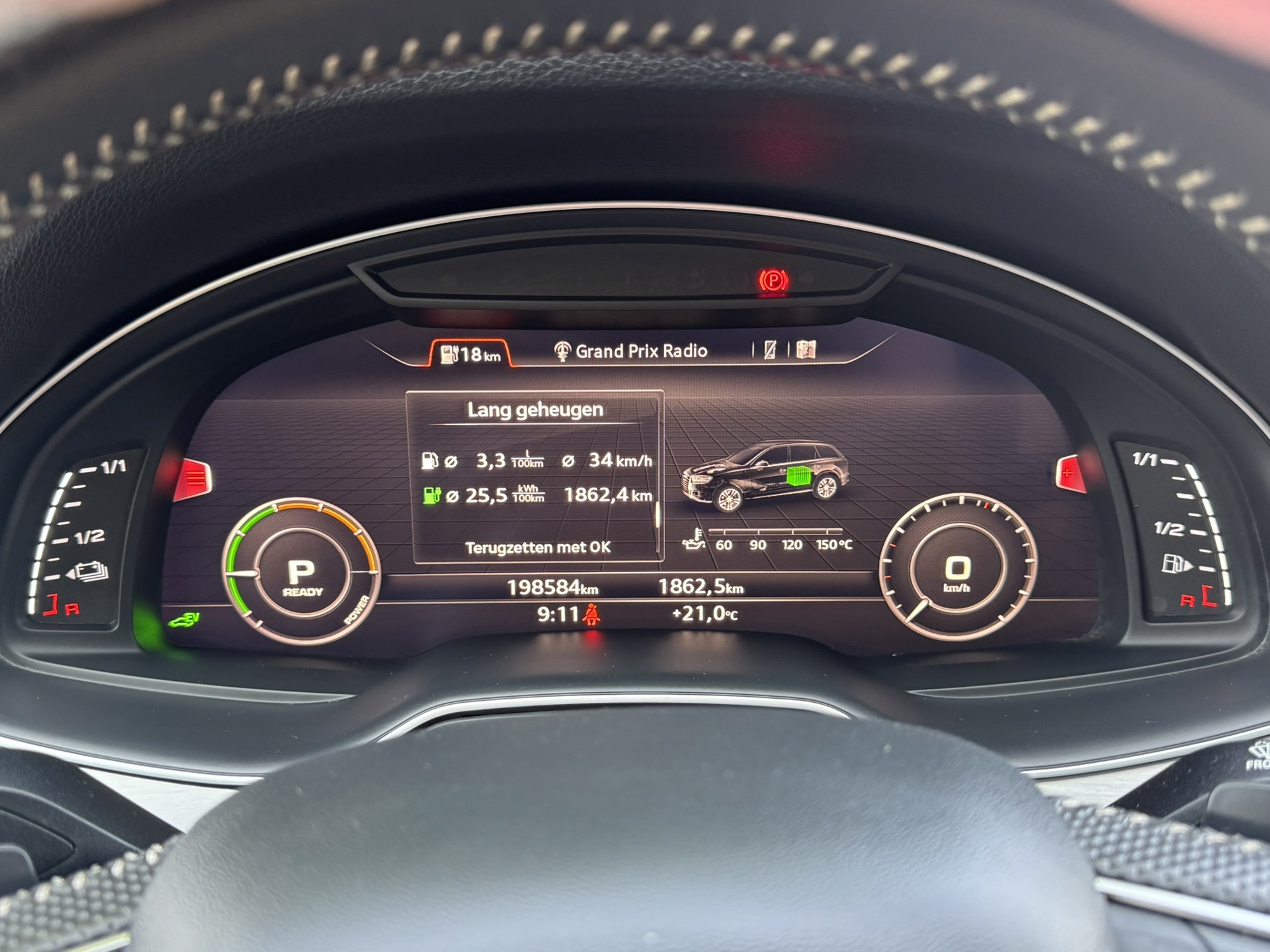 Foto van Audi Q7 E-tron