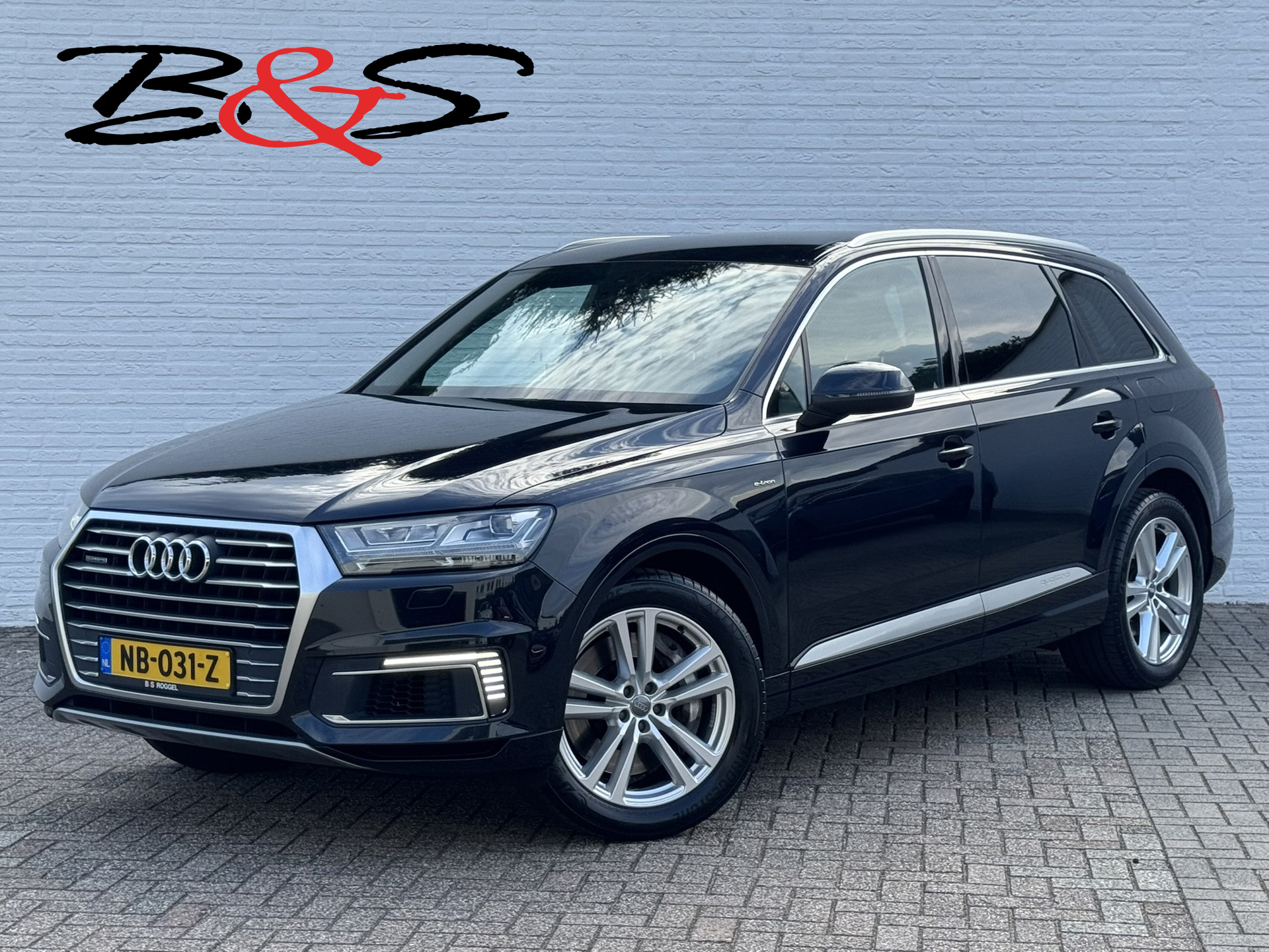 Audi Q7 E-tron 3.0 TDI e-tron quattro Sport Trekhaak Luchtvering Clima Cruise Carplay Camera 2016 - voorkant