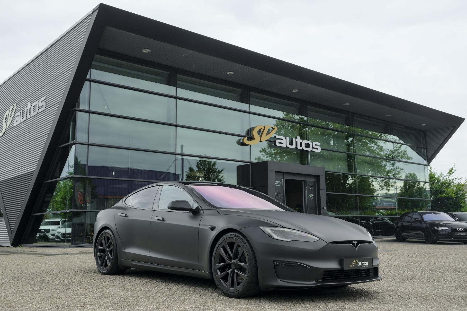 Tesla Model S Plaid+ 1020pk 2023 - voorkant