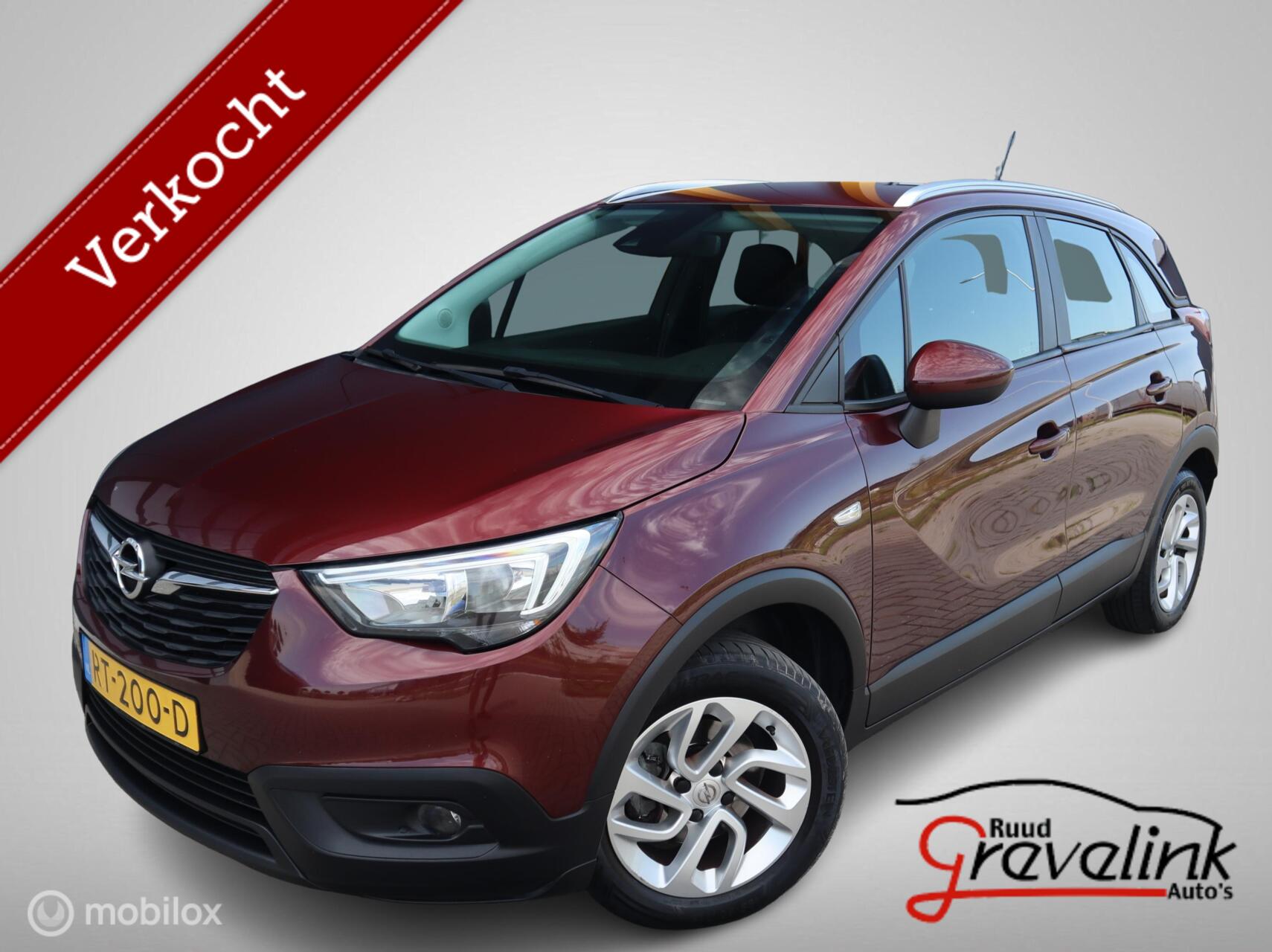 Opel Crossland X 1.2 Turbo 110 PK AUTOMAAT Navigatie|Trekhaak|PDC|LMV 2018 - voorkant