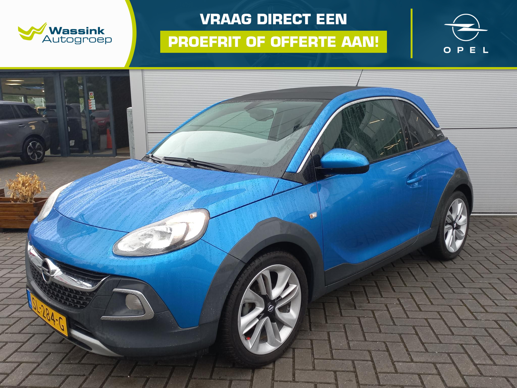 Opel Adam 1.0T 90pk Rocks | 2018 - voorkant