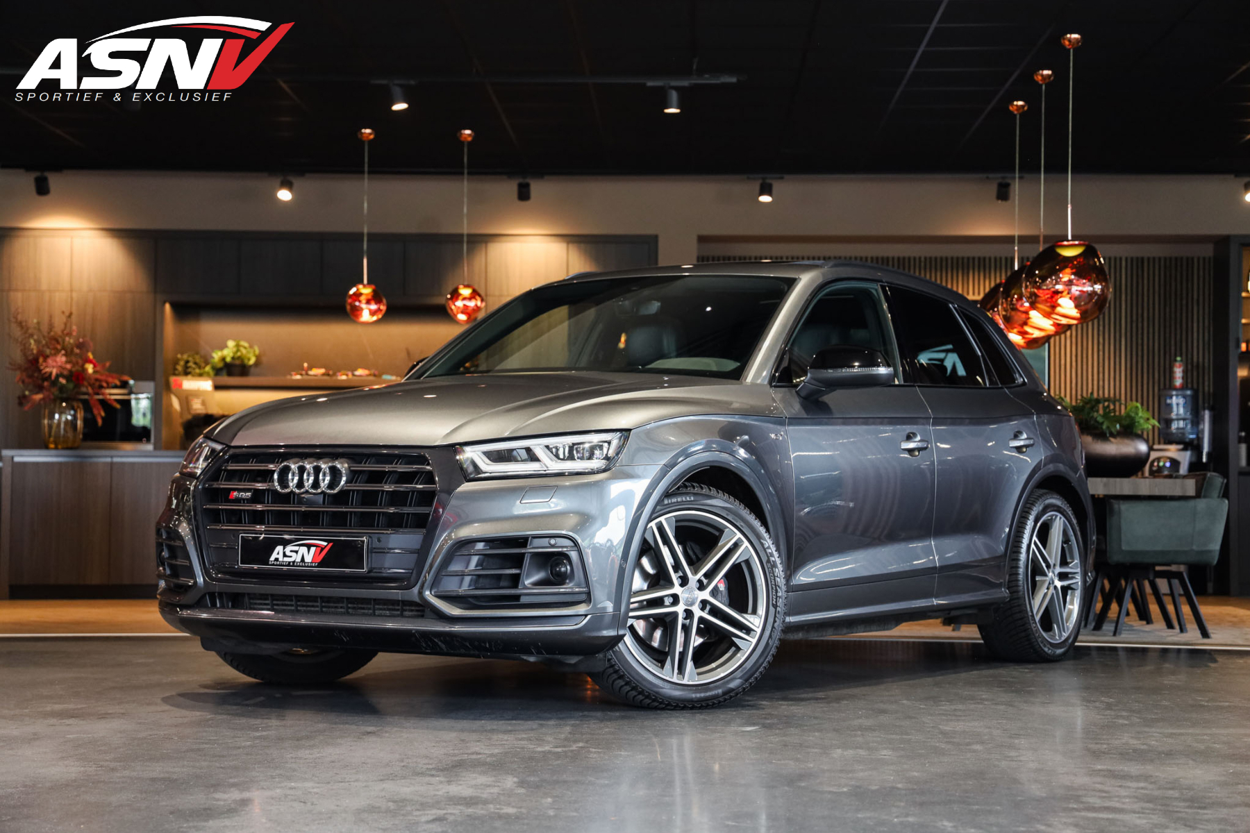 Audi Sq5 3.0 TFSI quattro Pro Line Plus, 354 PK, S/Line, Adapt/Cruise/Control, Pano, 360/Camera, Luchtvering, Trekhaak, 152dkm!! 2018 - voorkant