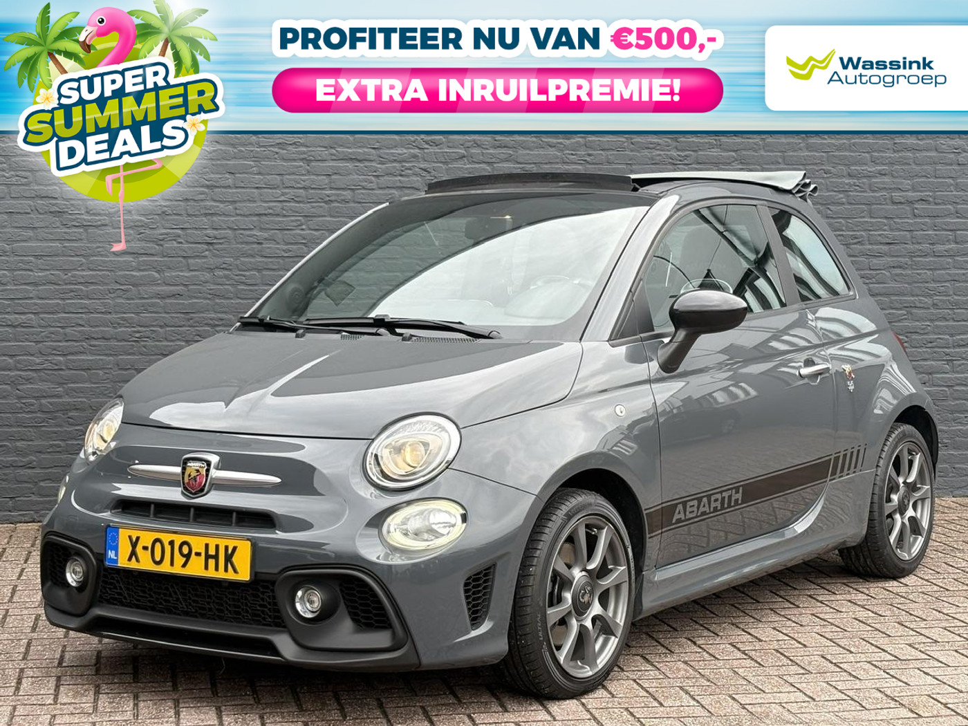 Fiat Abarth 500 1.4 T-Jet 145pk |  Summer Deals | 2021 - voorkant