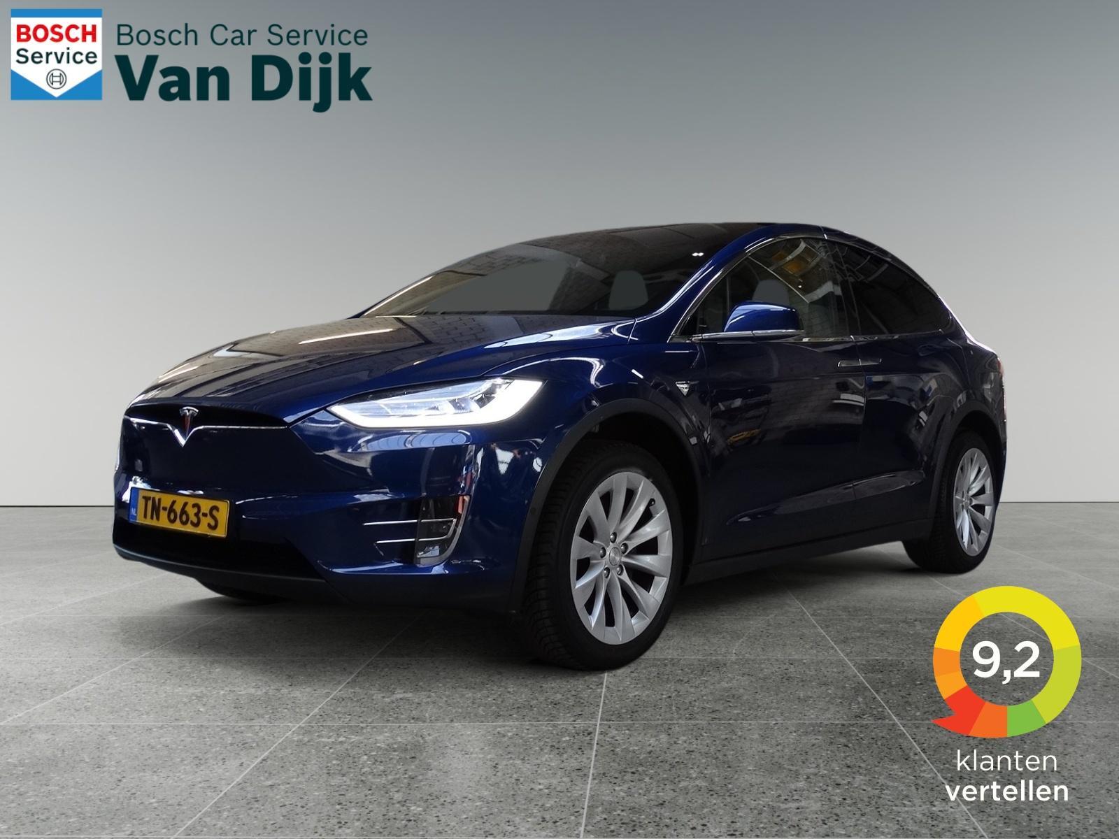 Tesla Model X 75D | 7-Persoons | Trekhaak | MCU2 | SOH 89,5% 2018 - voorkant