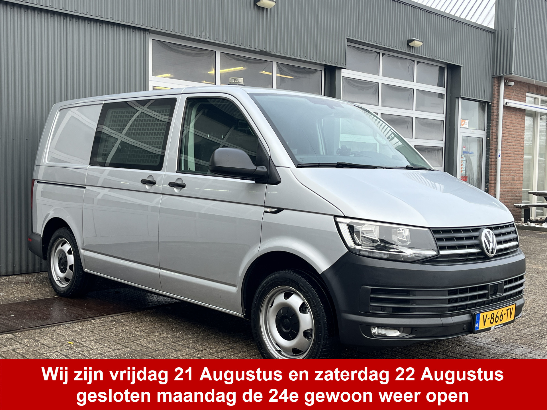 Volkswagen Transporter 2.0 TSI DSG L1H1 2019 - voorkant