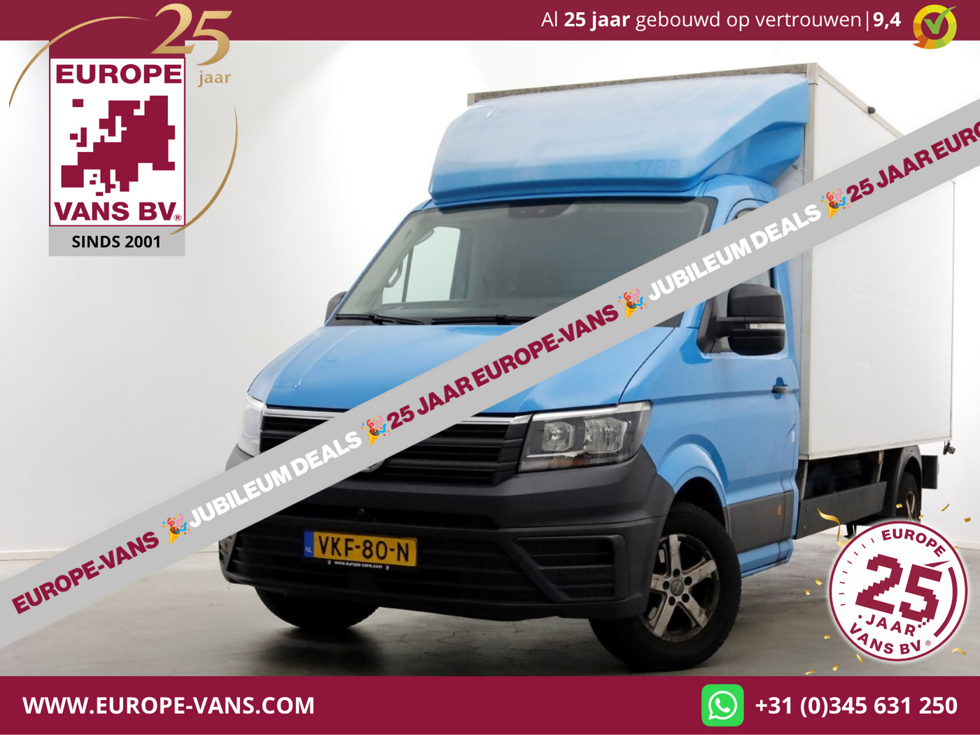 Volkswagen Crafter 35 2.0 TDI E6 Bakwagen met achterdeuren 2-Persoons 04-2021 2021 - voorkant