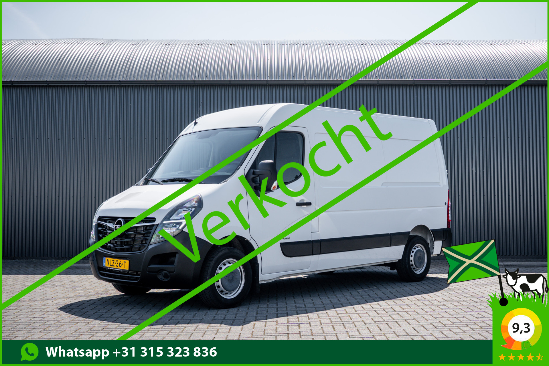 Opel Movano **2.3 CDTI L2H2 | 136 PK | 3-Zits | 1e Eigenaar | Cruise | Airco** 2021 - voorkant