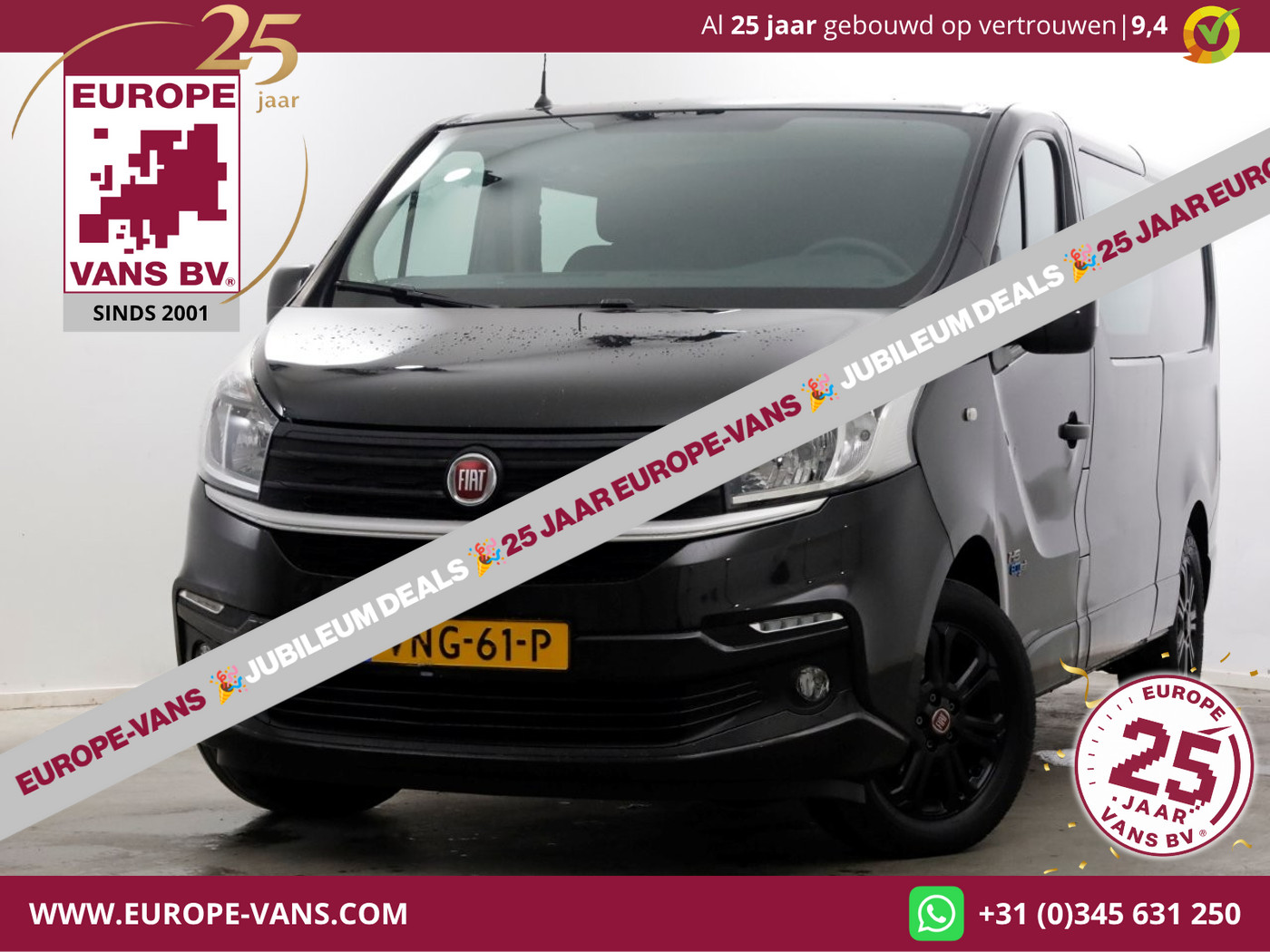 Fiat Talento 2.0 MultiJet 145pk L2H1 D.C. Business Pro Airco/Navi 11-2021 2021 - voorkant