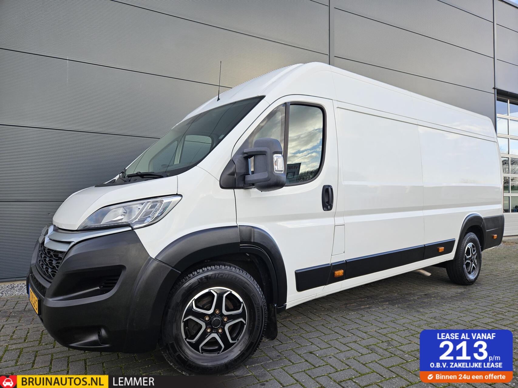Citroen Jumper 2.2 BlueHDi 165PK Airco Cruise L4H2 Navi 2021 - voorkant