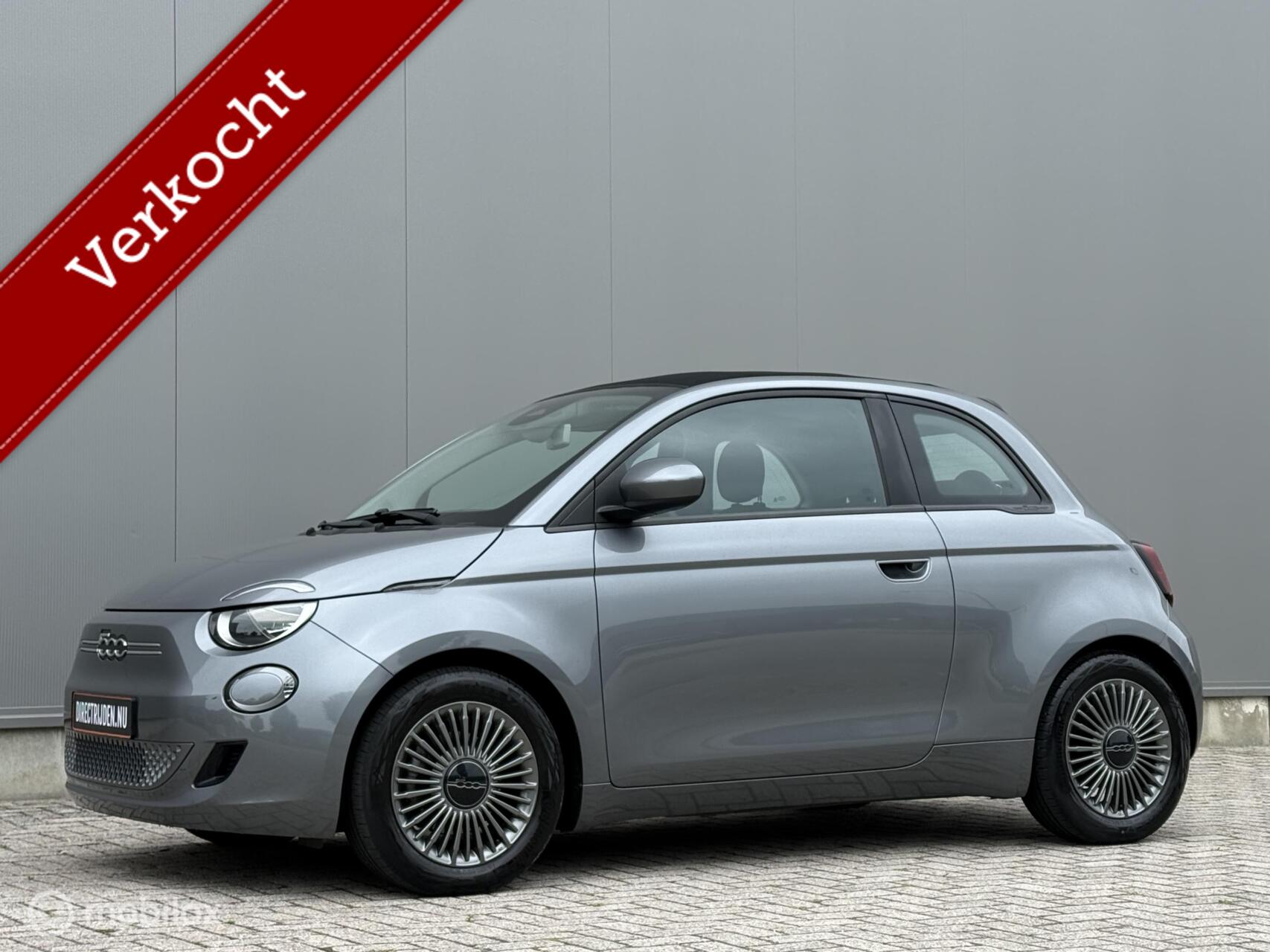 Fiat 500 42 kWh 500e Cabriolet | goed onderhouden | SOH 94% 2022 - voorkant