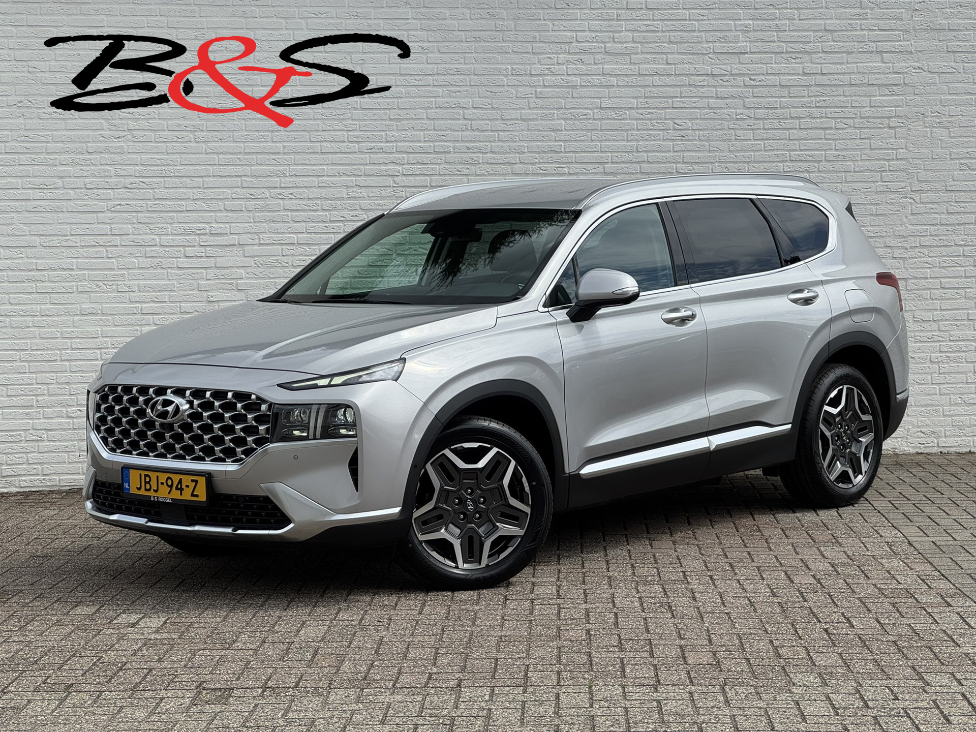Hyundai Santa Fe 1.6 T-GDI PHEV Premium Adaptive cruise Climate Leder+Stoelventilatie/-verwarming Stuurverwarming Apple/ Android 2021 - voorkant