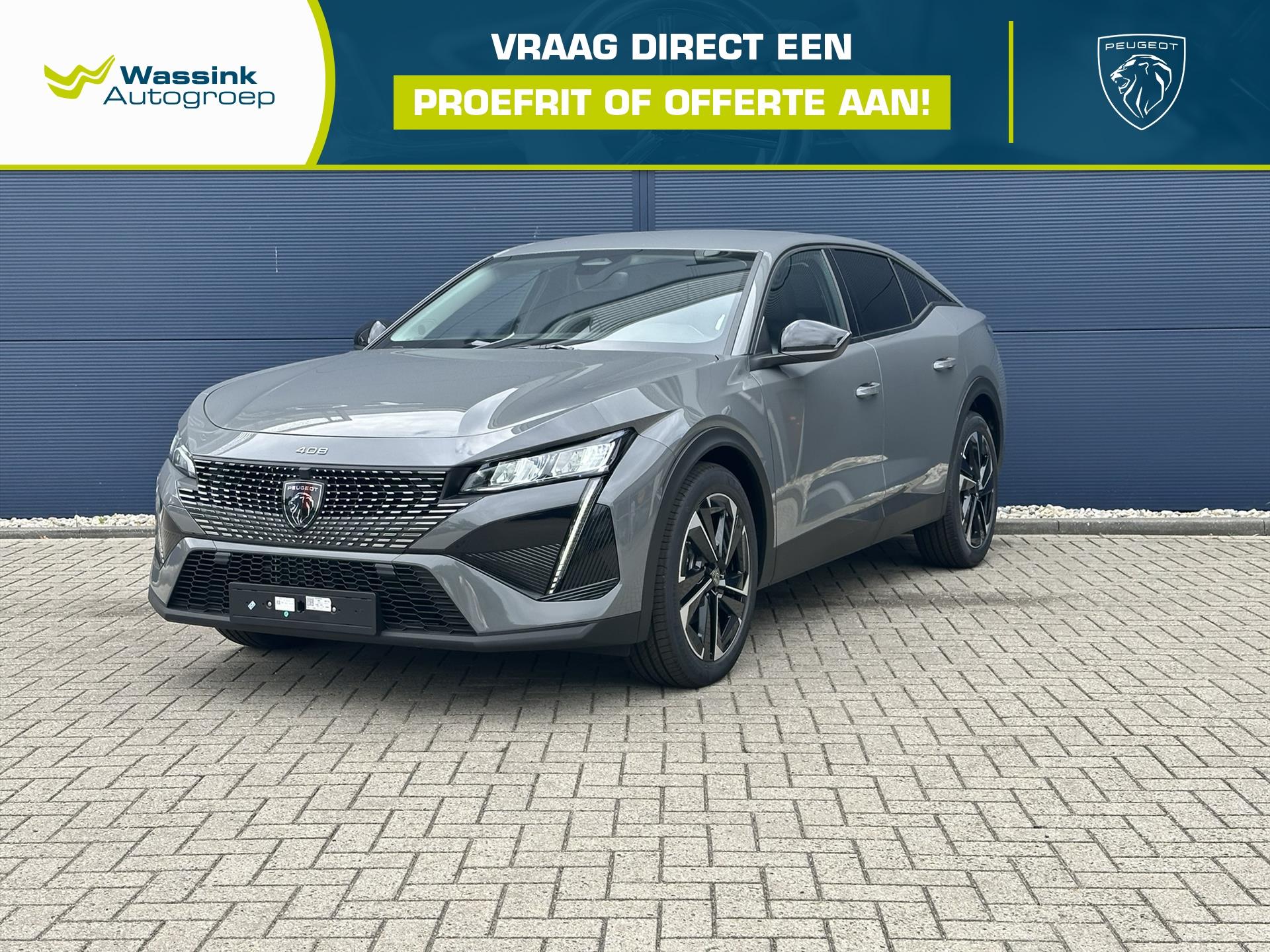 Peugeot 408 1.2 HYbrid 145pk e-DCS6 Allure | 8 Jaar 2025 - voorkant