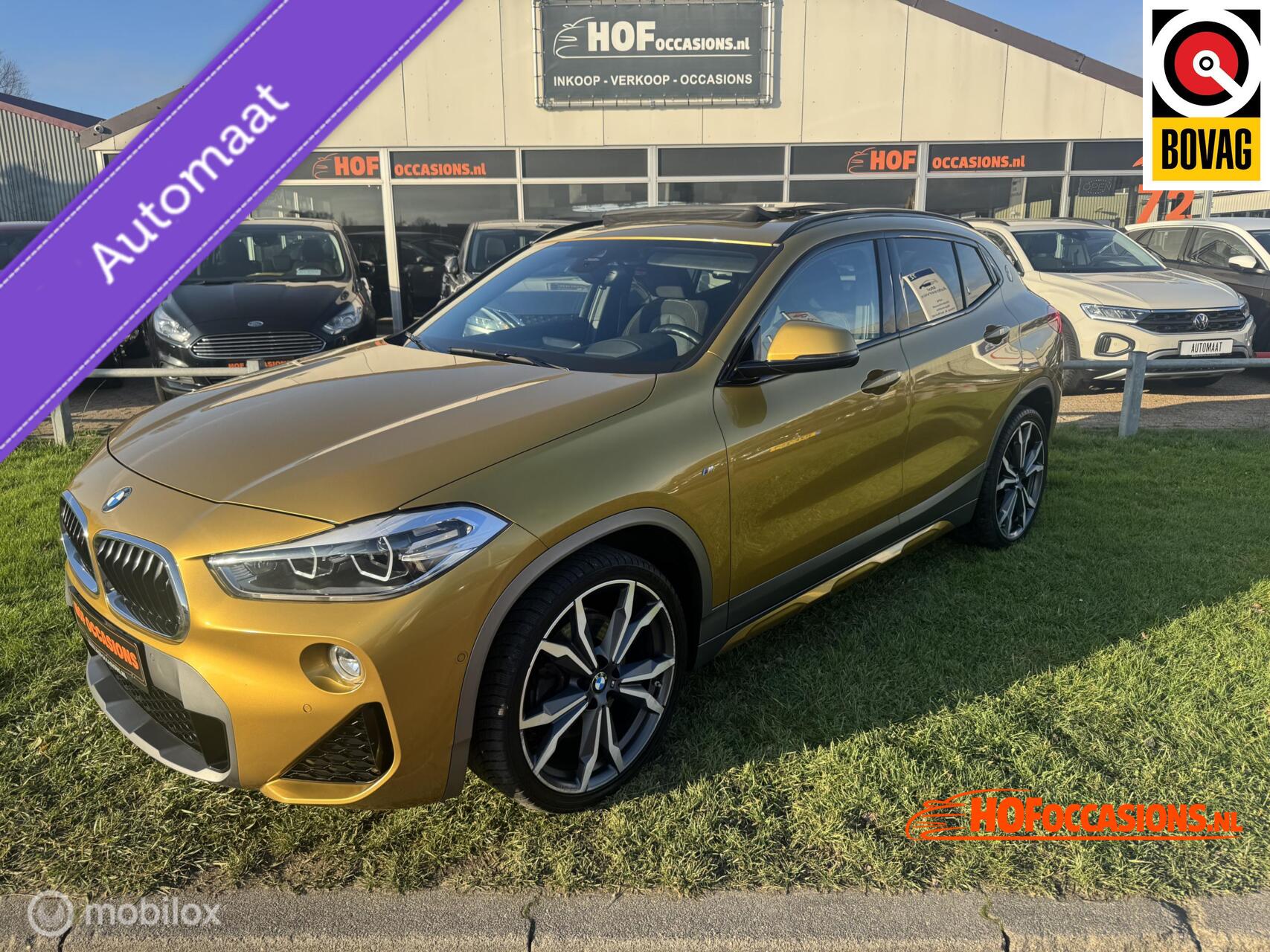 BMW X2 Sdrive20i 2.0i sDrive High Executive M SPORT/PANO/SFEER/20''LMV 2018 - voorkant