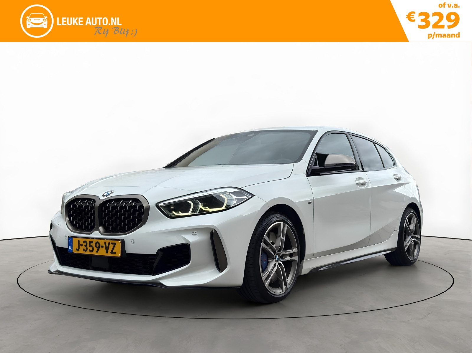 BMW M135i xDrive 306PK XDrive High Executive 2019 - voorkant