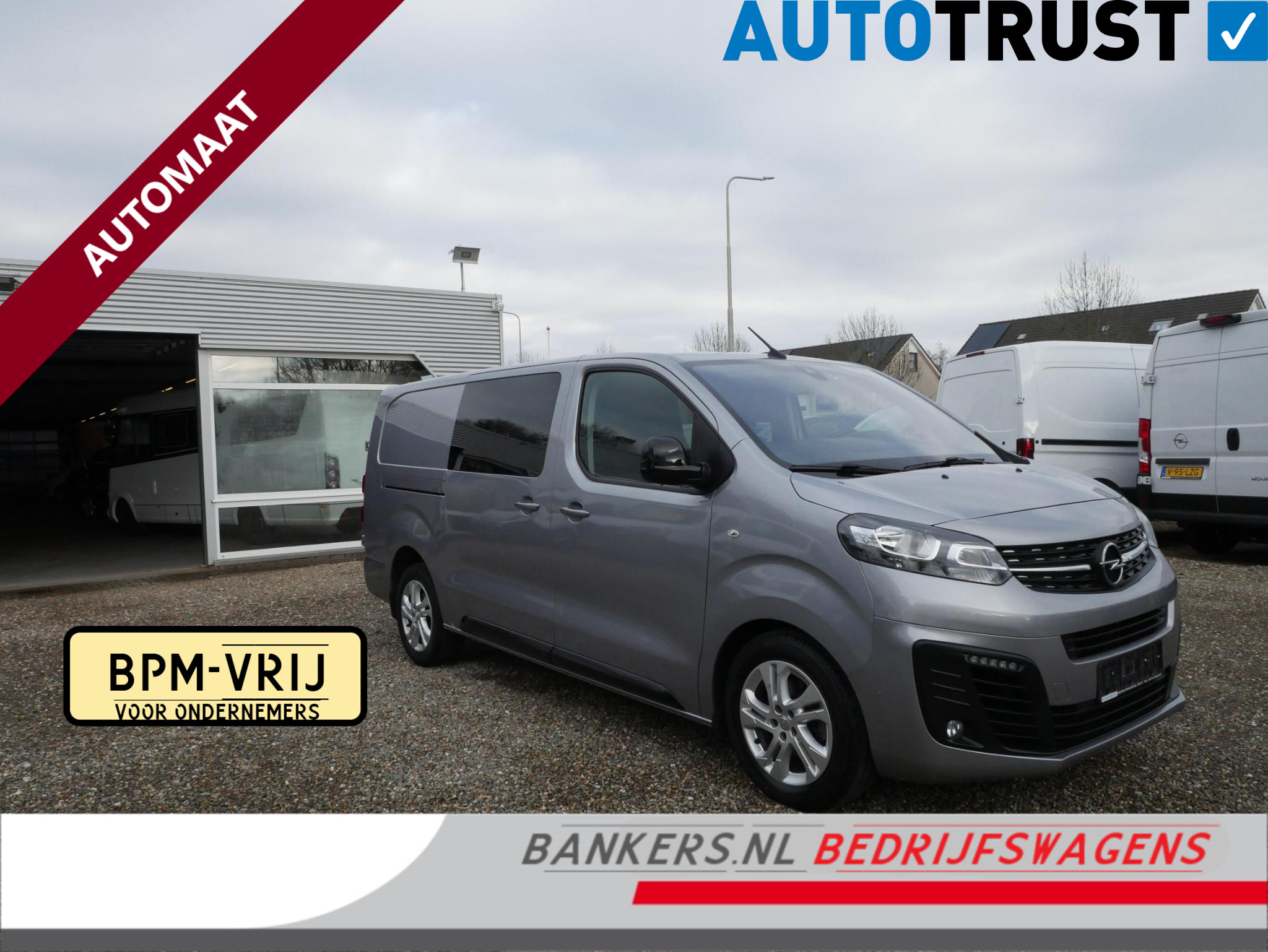 Opel Vivaro 2.0 CDTI 150PK, L3, Dubbel cabine, Airco, 2021 - voorkant