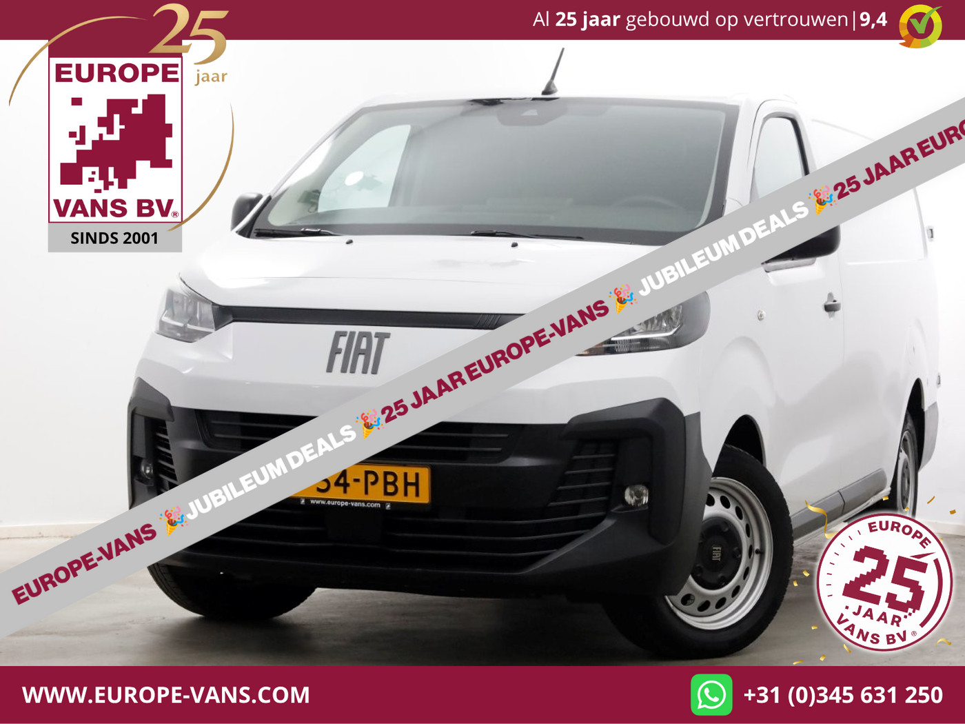 Fiat Scudo 2.0 Diesel 180pk Automaat L3 Airco/Navi/Camera 11-2024 2024 - voorkant