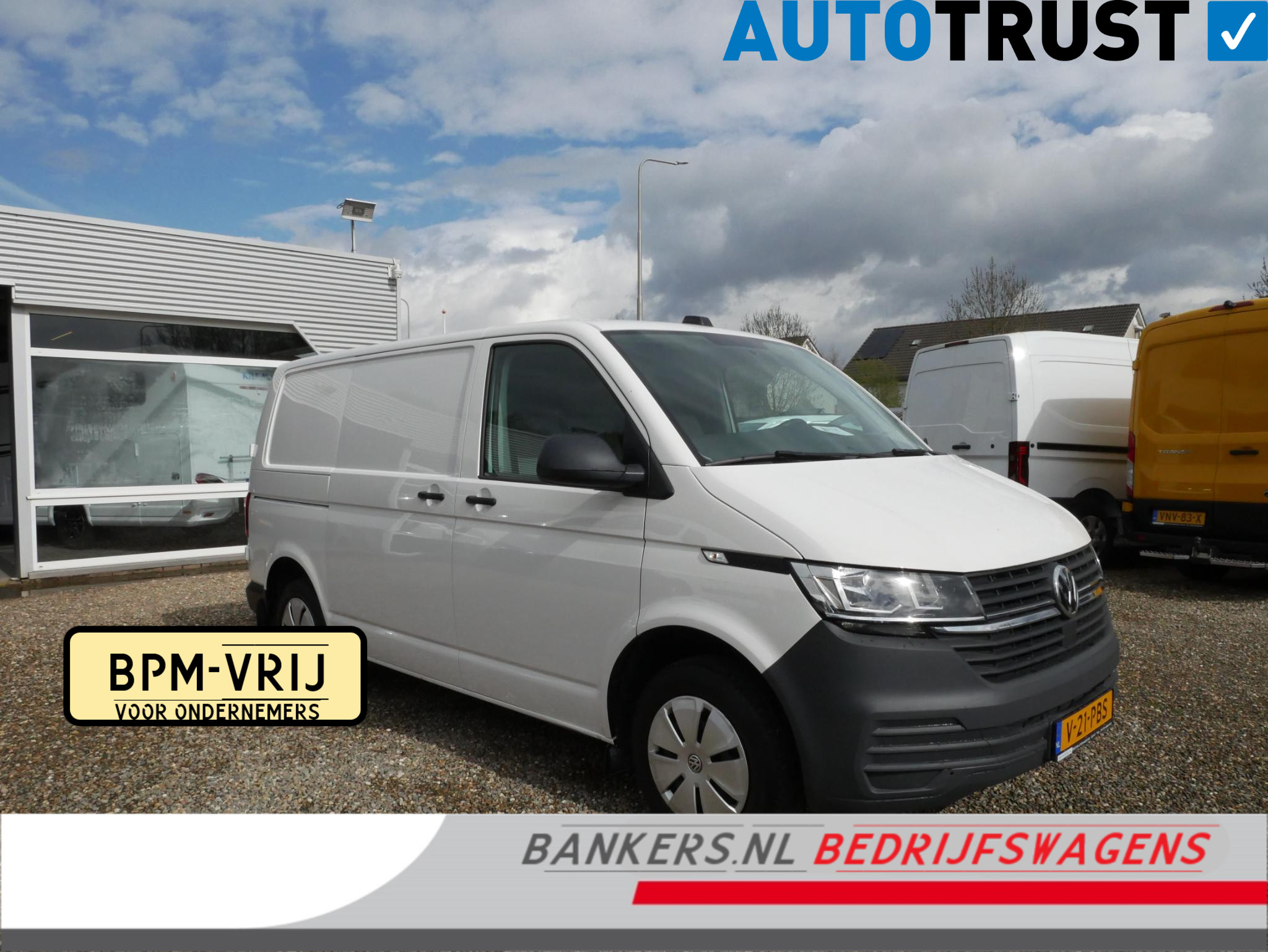 Volkswagen Transporter 2.0 TDI 110PK, L1H1, Airco 2023 - voorkant