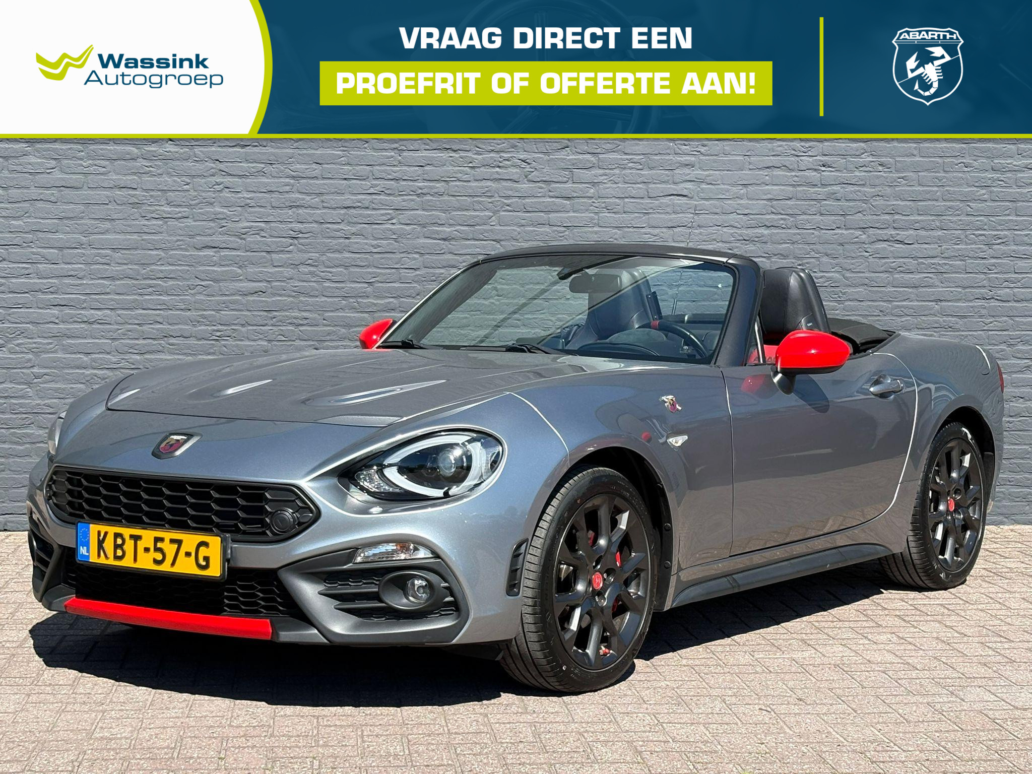 Fiat Abarth 124 Spider 1.4 MultiAir Turbo Abarth 2017 - voorkant