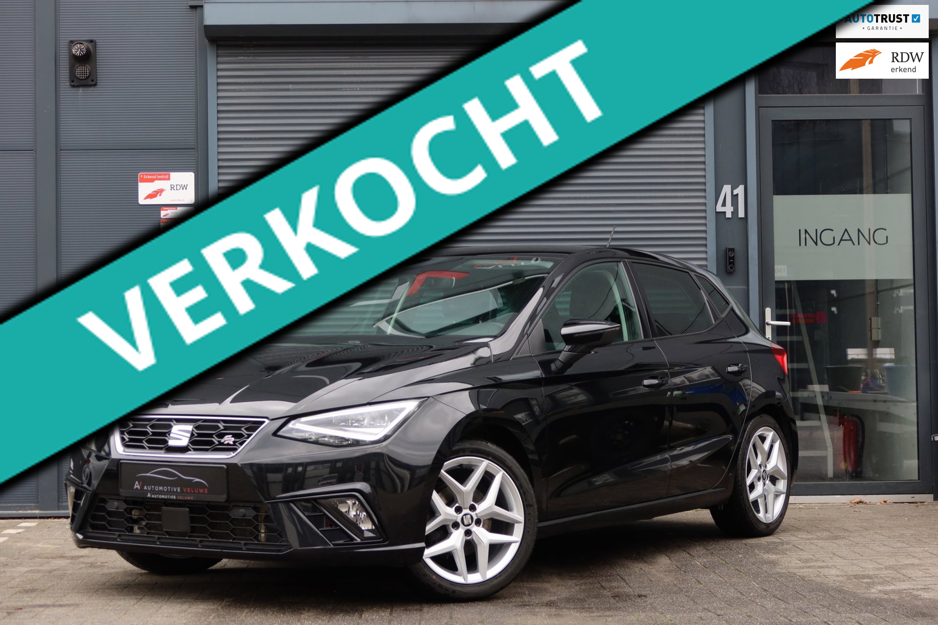 Seat Ibiza 1.0 TSI FR Beats|Keyless|Camera|ACC|Digidash|Sfeer|Carplay 2019 - voorkant
