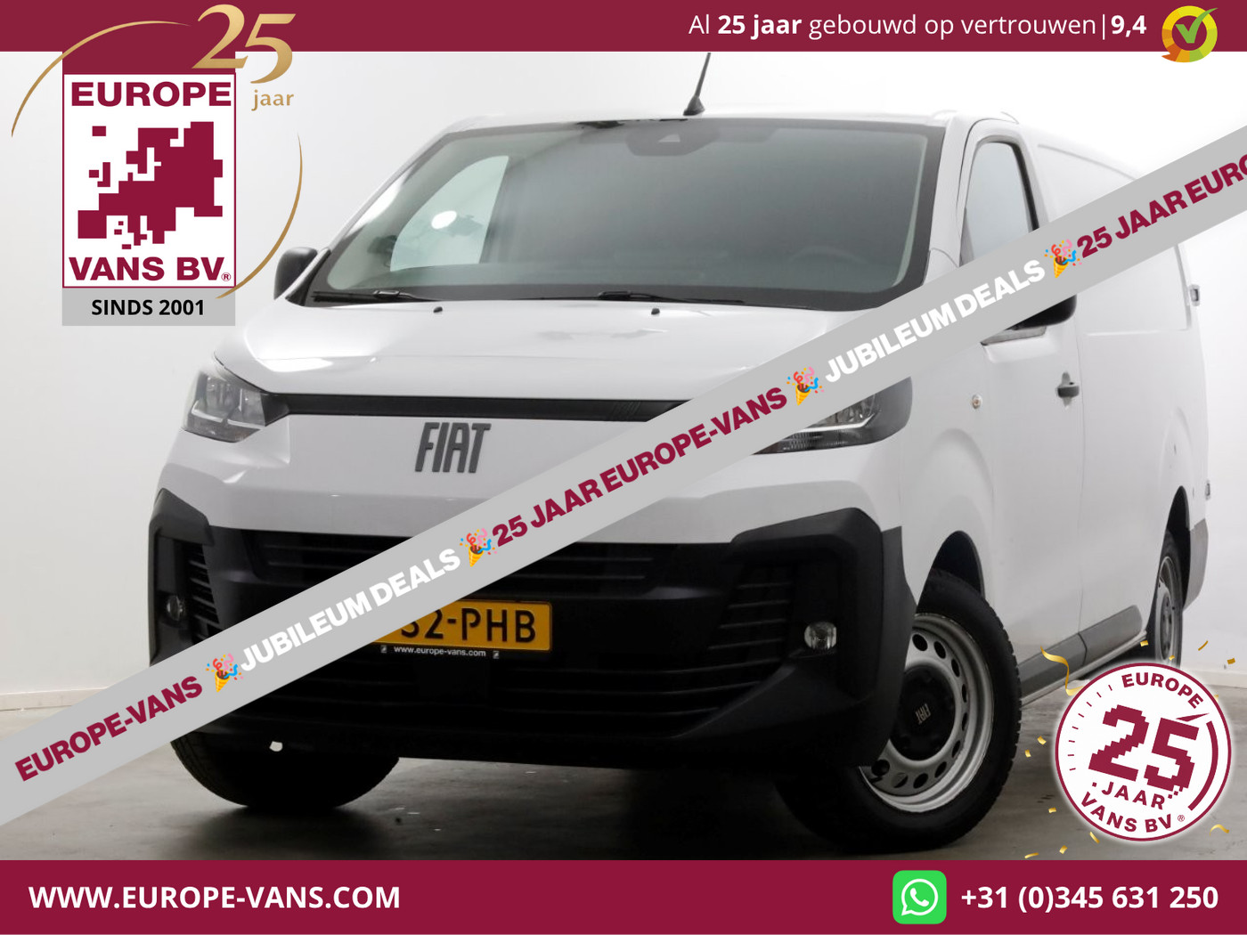 Fiat Scudo 2.0 Diesel 180pk Automaat L3 Airco/Navi/Camera 12-2024 2024 - voorkant