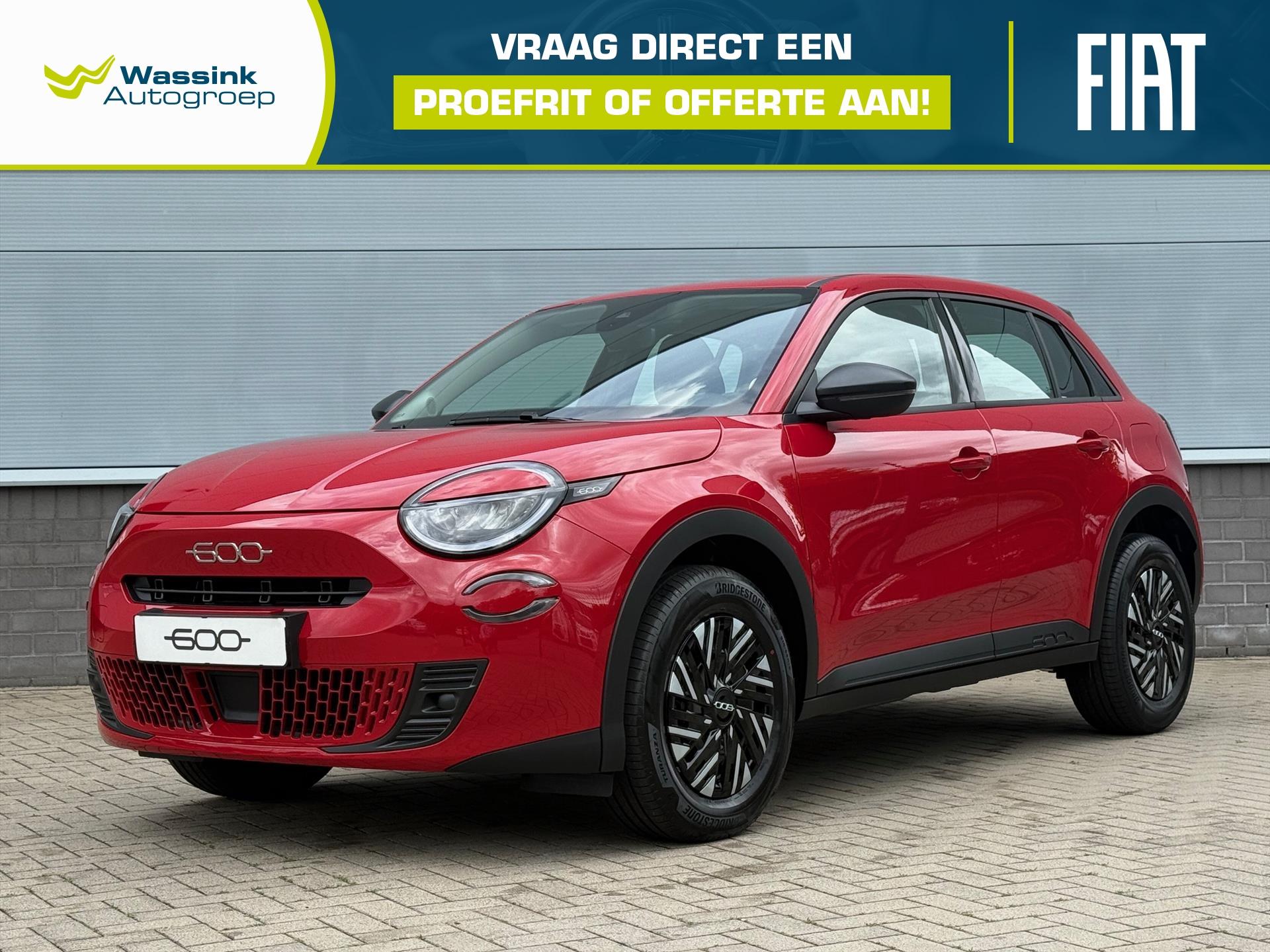 Fiat 600 Hybrid Turbo Charged 110 pk Automaat Pop 2026 - voorkant