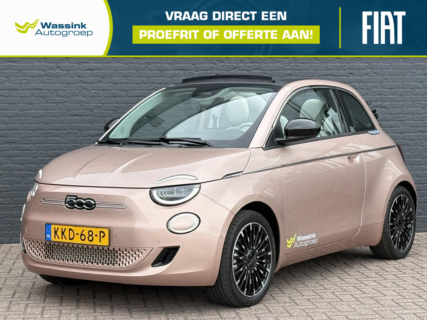 Fiat 500 La Prima 42 kWh 2026 - voorkant