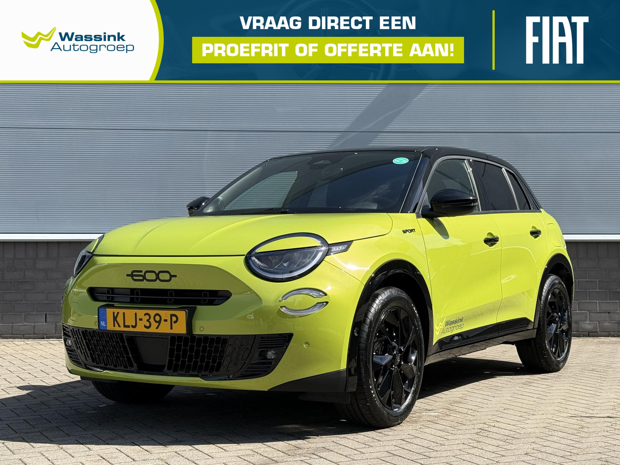Fiat 600 La Prima 54 kWh 2026 - voorkant