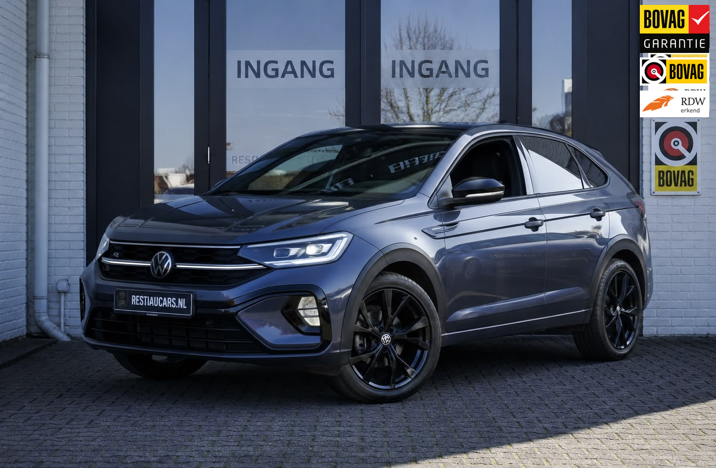 Volkswagen Taigo 1.0 TSI R-Line AUTOMAAT-ACC-CAMERA-DAB-IQ LIGHT-KEYLESS-GROOT NAVIGATIE-PANORAMA-VIRTUEEL 2023 - voorkant