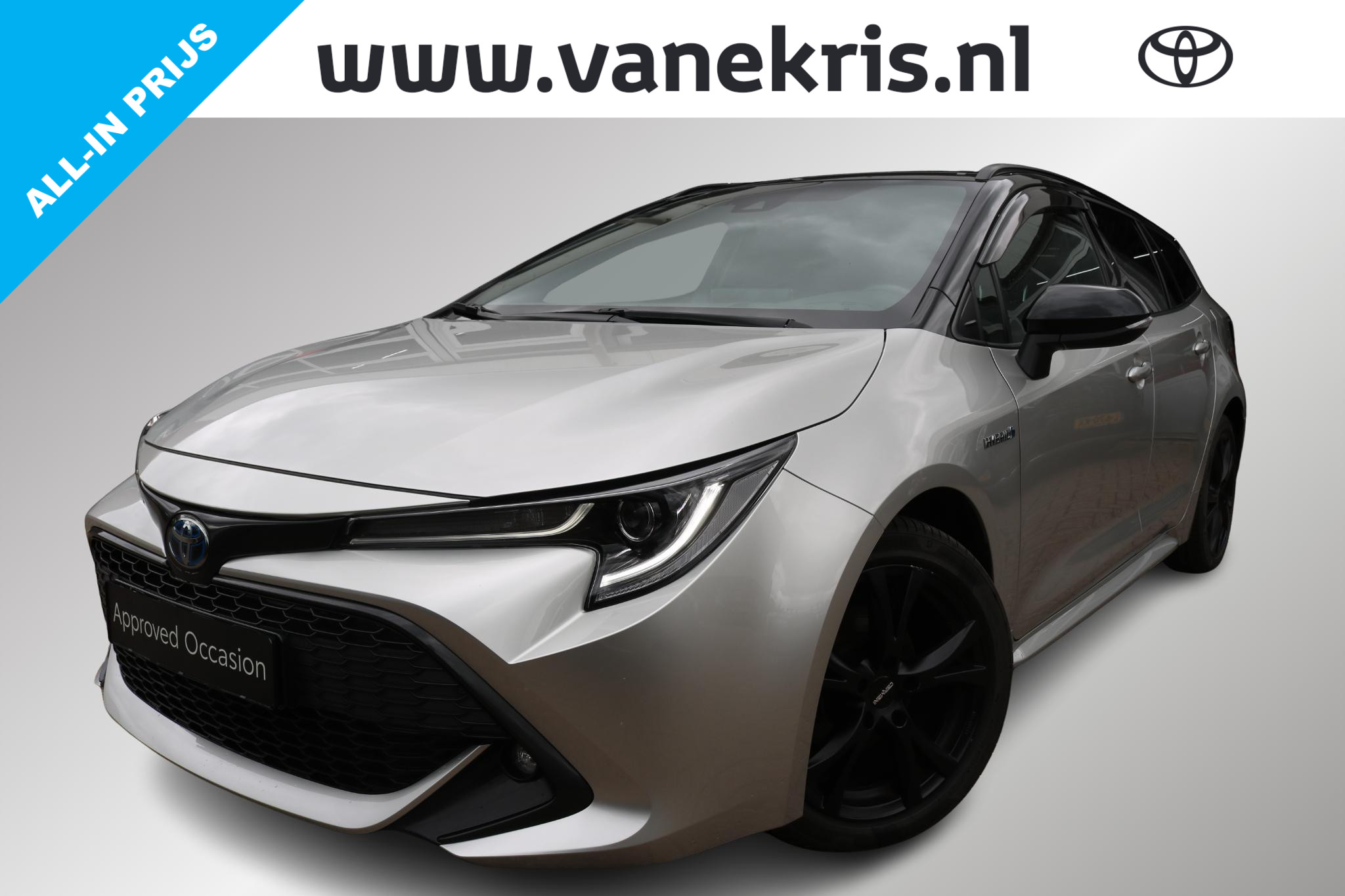 Toyota Corolla Touring Sports 1.8 Hybrid Dynamic Bitone, Stuurverwarming, 2022 - voorkant