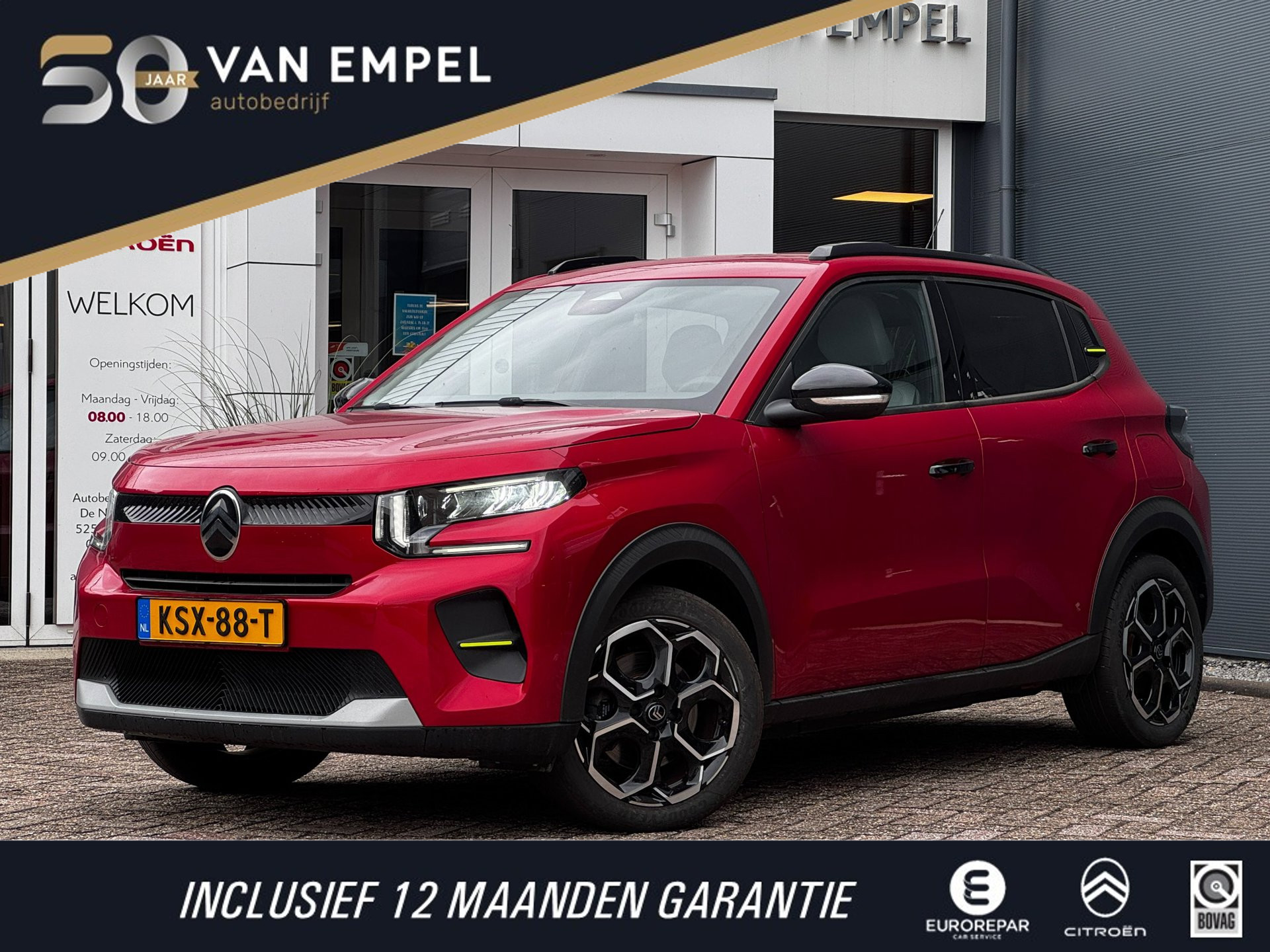 Citroen E-c3 Max 113pk 44 kWh | 3 Fase | 95% SOH | Camera | Navigatie | Climate Control 2025 - voorkant
