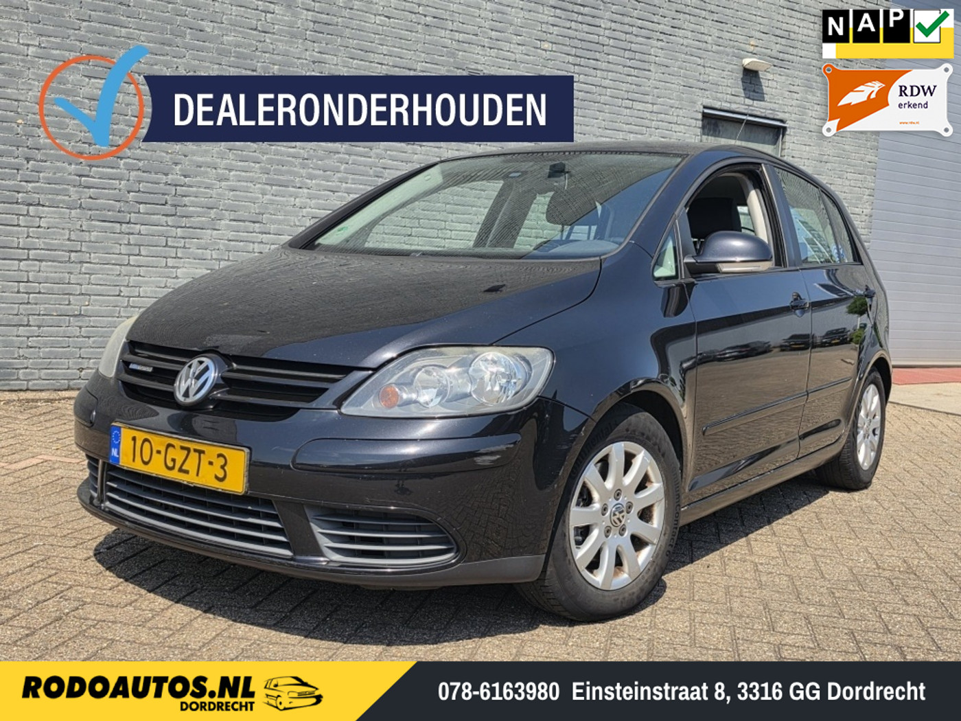 Volkswagen Golf Plus 1.9 TDI Comfortline Ac/Cruise/Boekjes✅ 2008 - voorkant