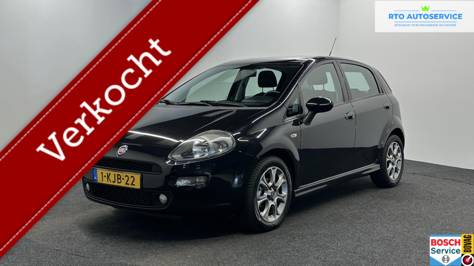 Fiat Fiat Punto 0.9 TwinAir Lounge AIRCO CRUISE LM 88000 KM TREKHAAK. 2013 - voorkant