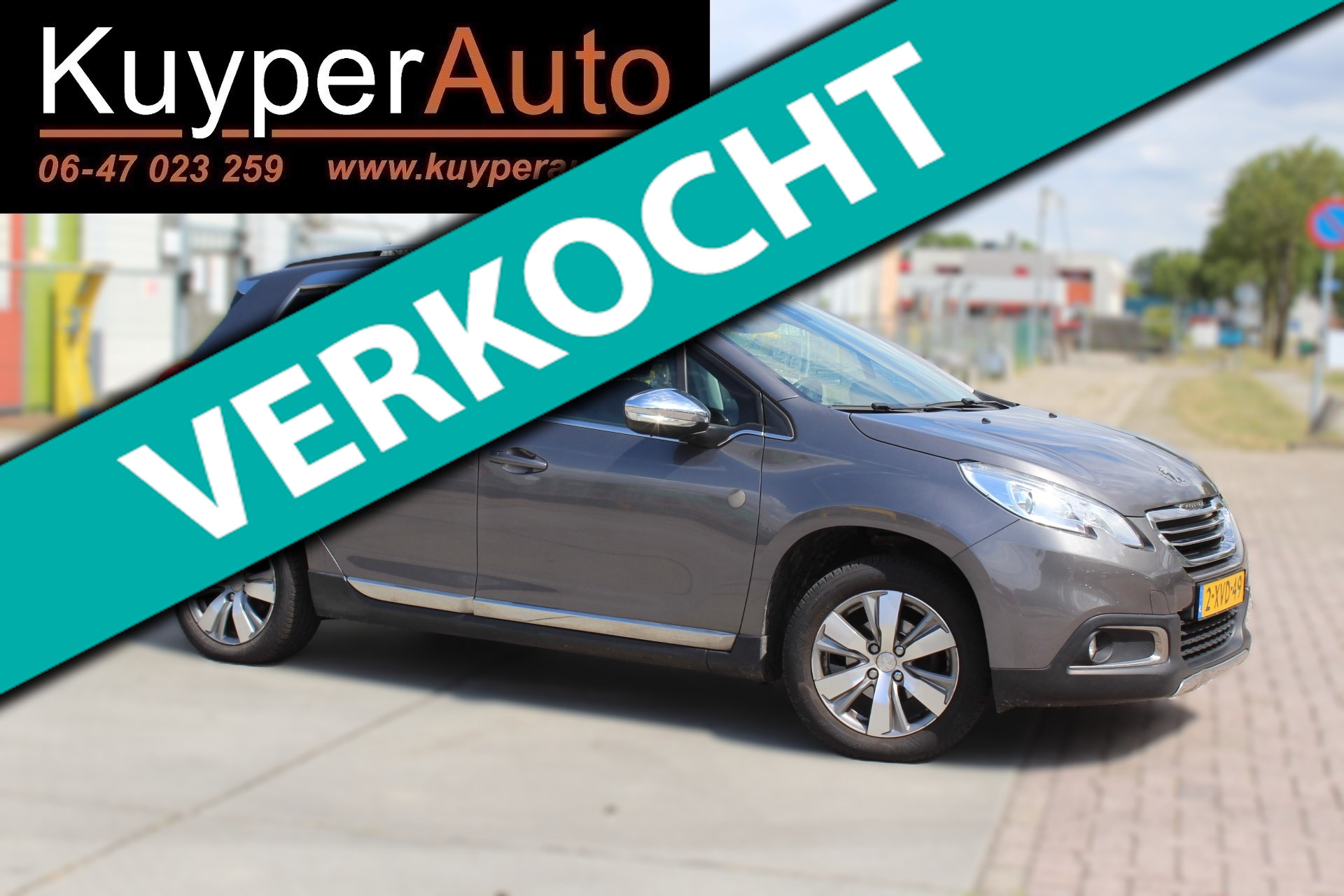 Peugeot 2008 1.2 PureTech  Crossway 1e eig,  alcantara -leder pano multimedia trekhaak 2014 - voorkant