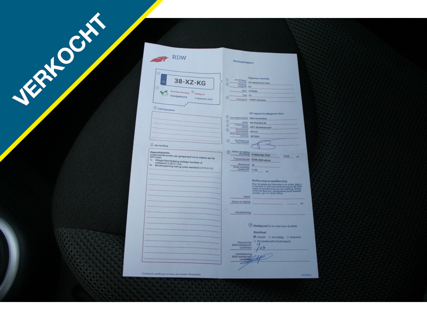 Foto van Citroen C2