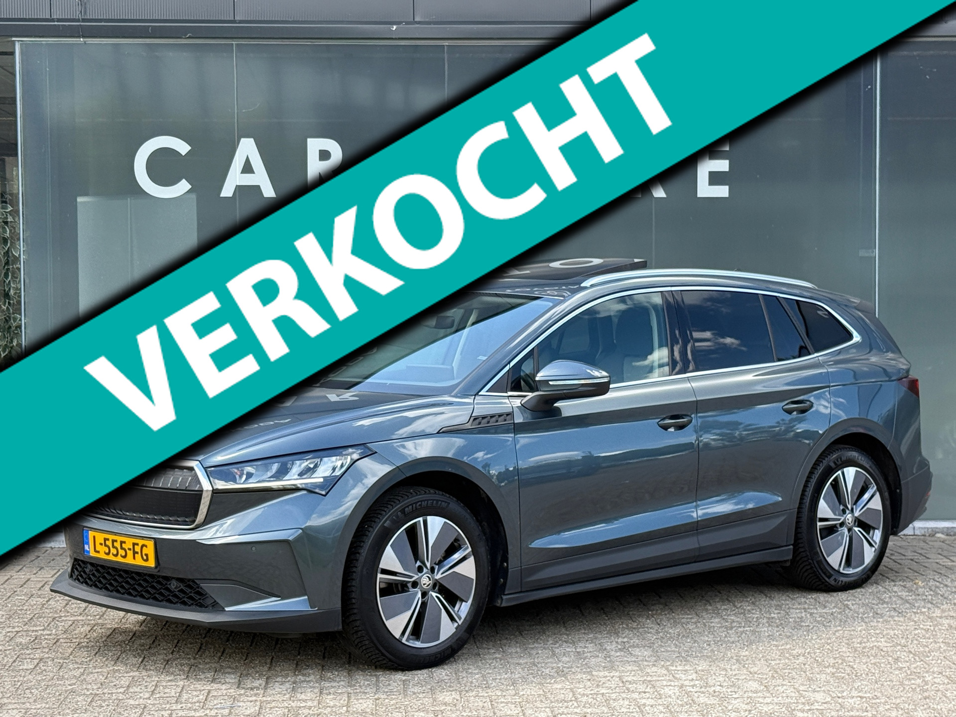 Skoda Enyaq 60 60 Sport 91% SOH Pano|Camera|Stoelv|Carplay 2021 - voorkant