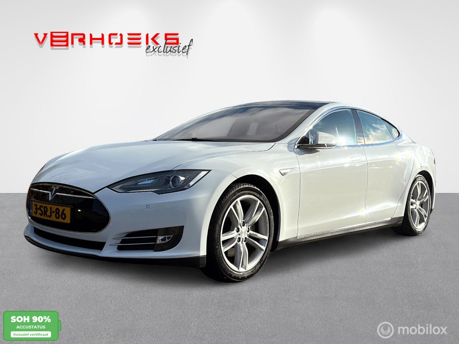 Tesla Model S P85 Signature 7-pers. FREE Superchargen!! 2013 - voorkant