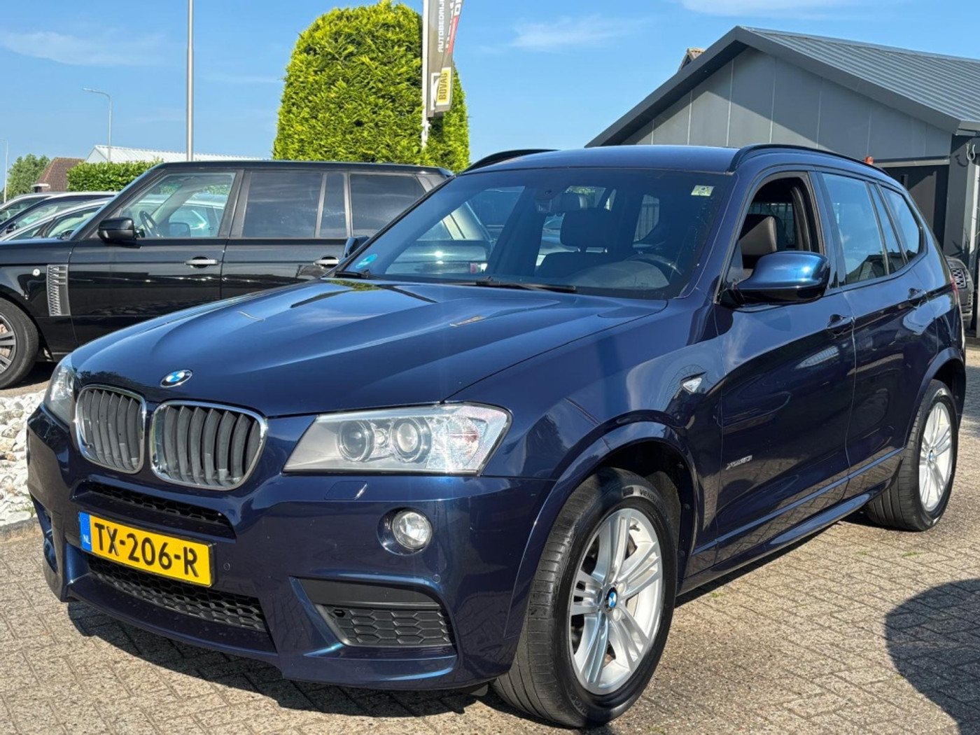 BMW X3 Xdrive20i 2.0I X-Drive Benzine 2013 M-Pakket Blauw 2013 - voorkant