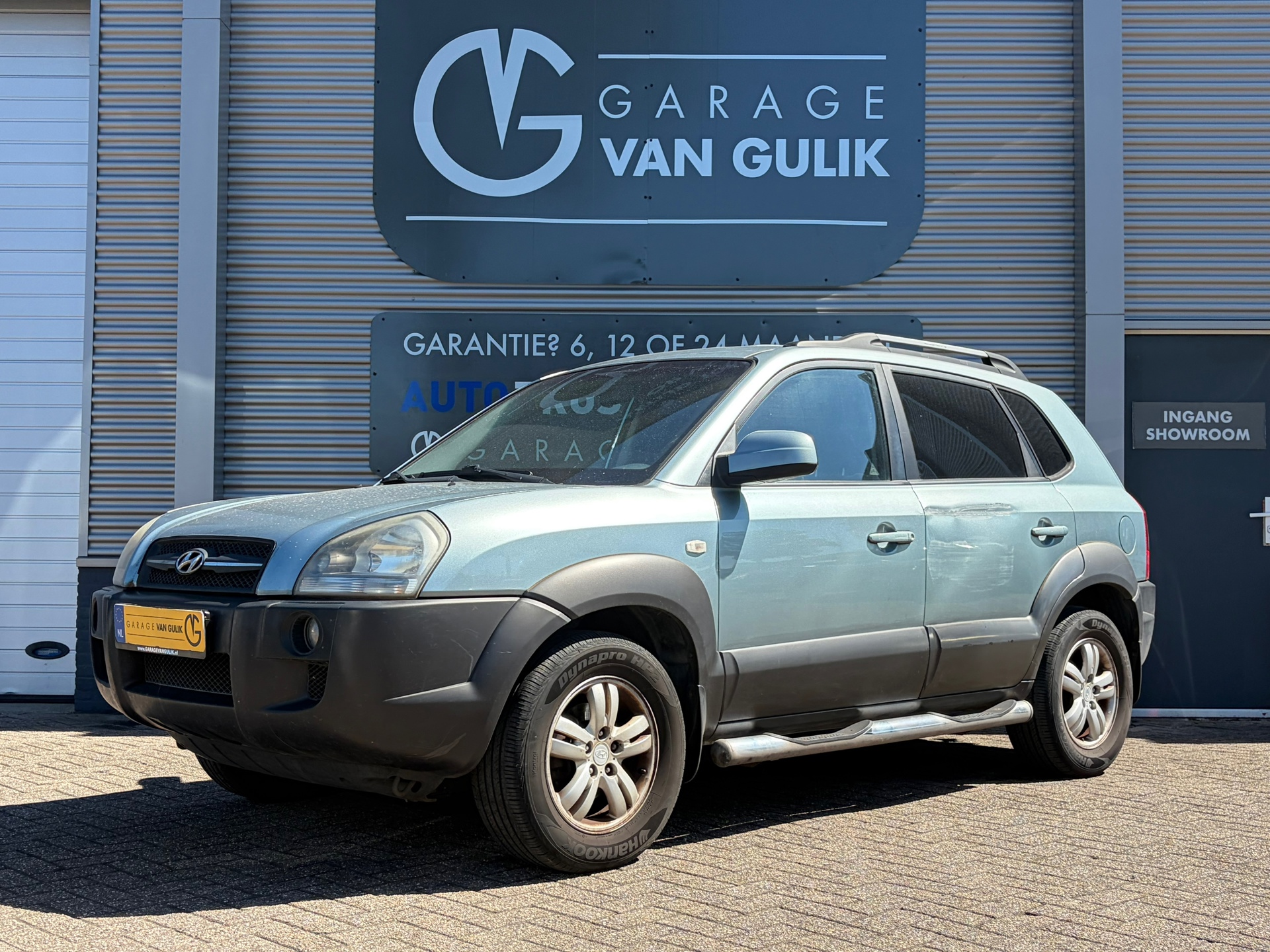 Hyundai Tucson 2.0i Style 141PK Trekhaak,Clima,Cruise,Isofix,ElektrRamen+Spiegels,Usb,Radio/Cd-Speler,Bluetooth,Lmv,Dakrail 2006 - voorkant
