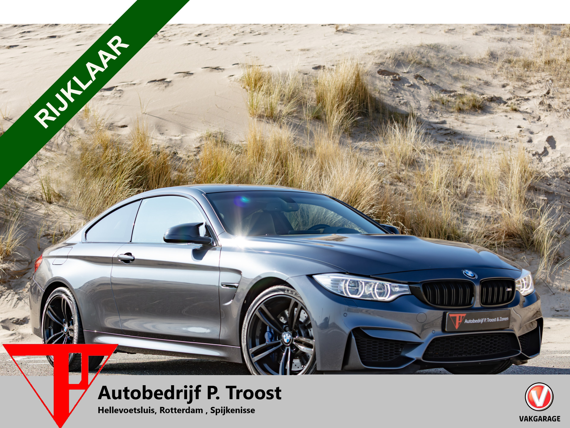 BMW M4 M4 Nederlandse auto/Dealeronderhouden/M-Performance uitlaat/Carbon dak/Harman kardon/Lederen bekleding/Elektrisch verstelbare stoelen met geheugen/Navigatie/Keyless/Alarmsysteem/19 Inch 2014 - voorkant