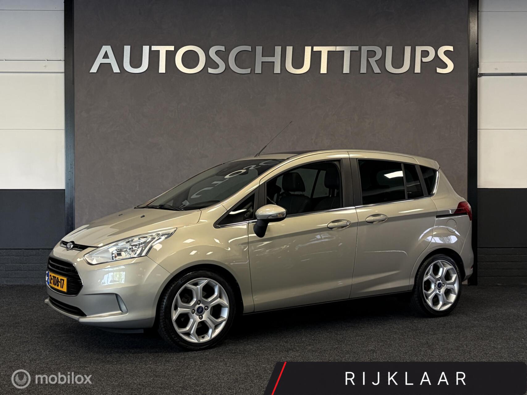 Ford B-max 1.0 EcoBoost Titanium STOELVERW. / PANO / CLIMA / CRUISE / TR.HAAK / 2014 - voorkant